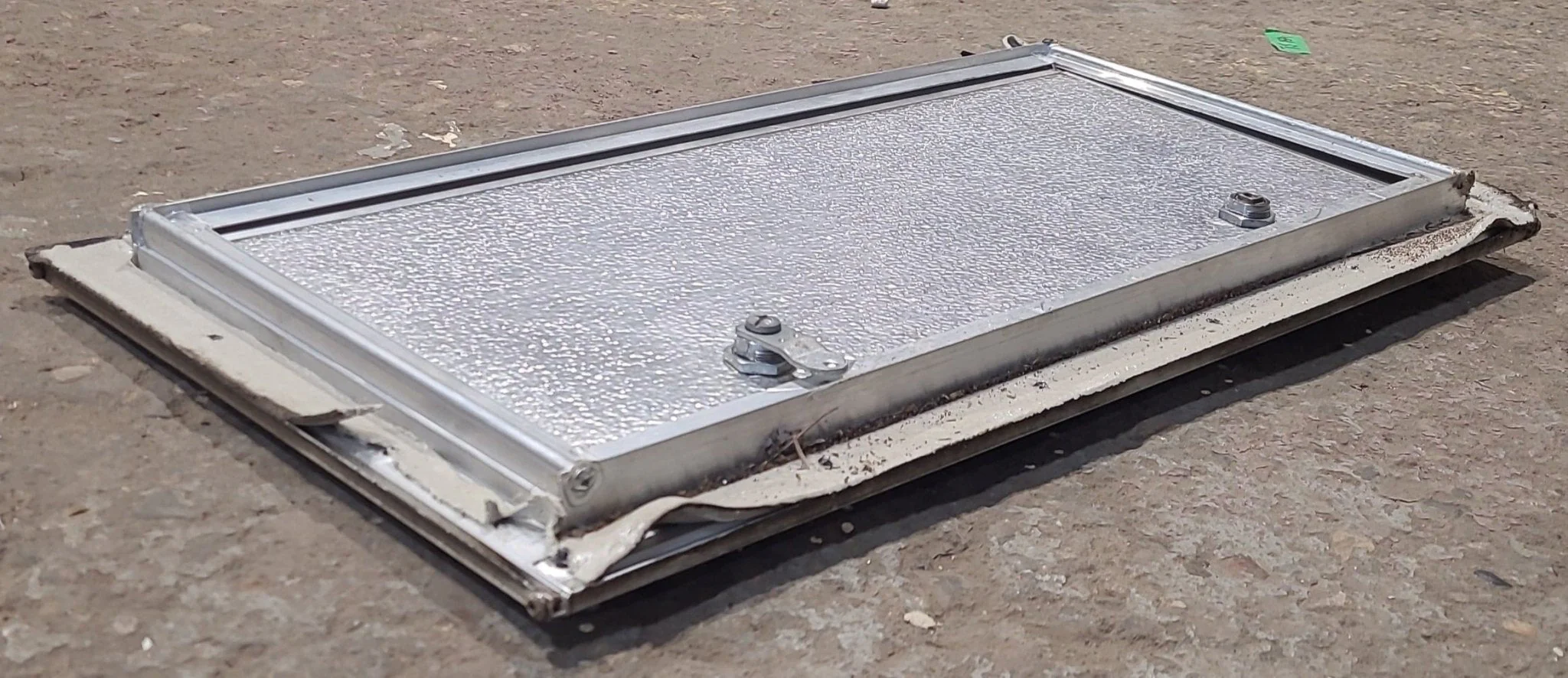 Used Square Cornered Cargo Door 20" x 10" x 3/4"D - Image 3