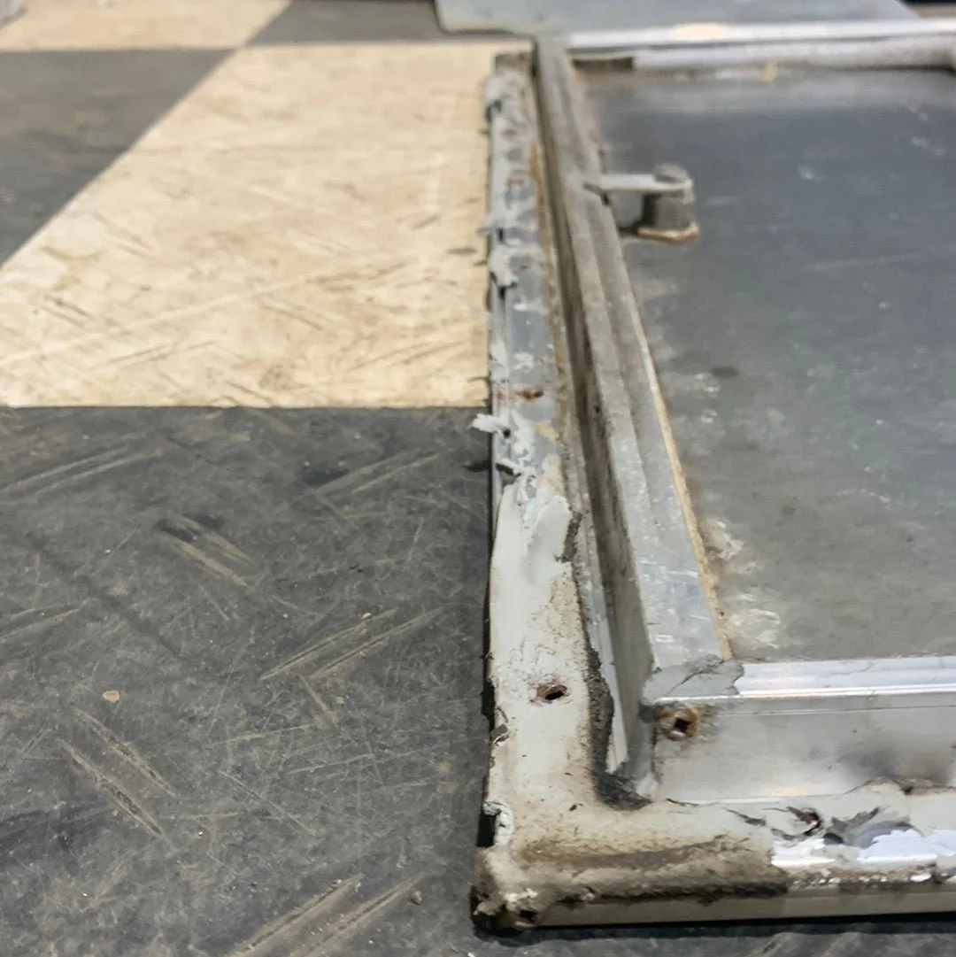 Used Square Cornered Cargo Door 23 5/8" x 9 3/4 " x 1/2"D - Image 4