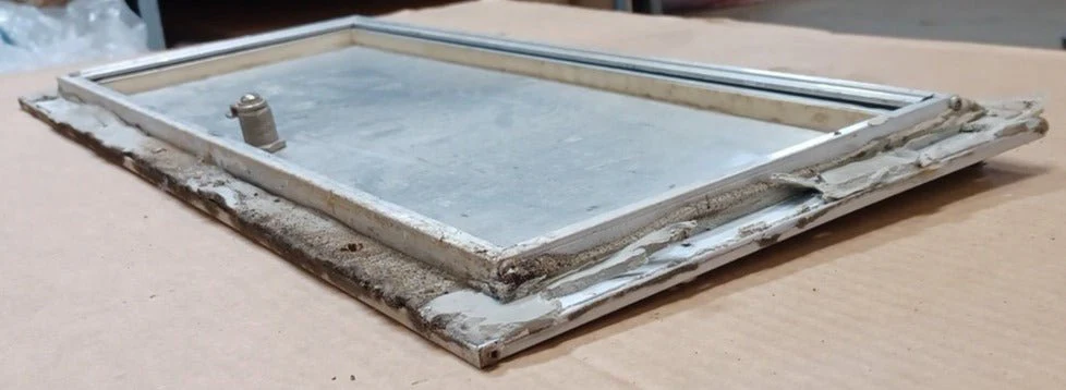 Used Square Cornered Cargo Door 23 5/8" x 9 3/4" x 5/8"D - Image 4