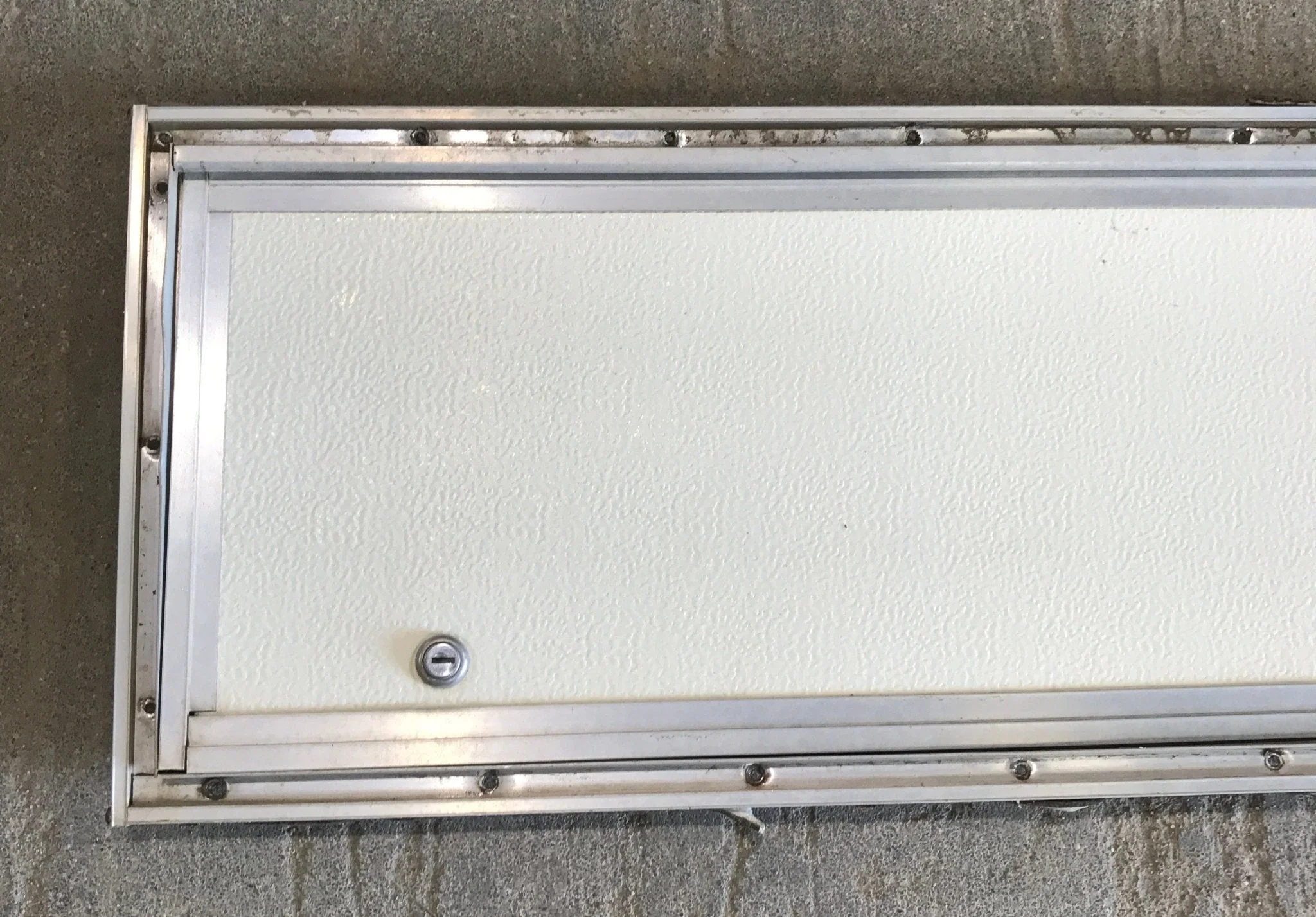Used Square Cornered Cargo Door 29 1/2" x 10 1/2" x 1"D - Image 2