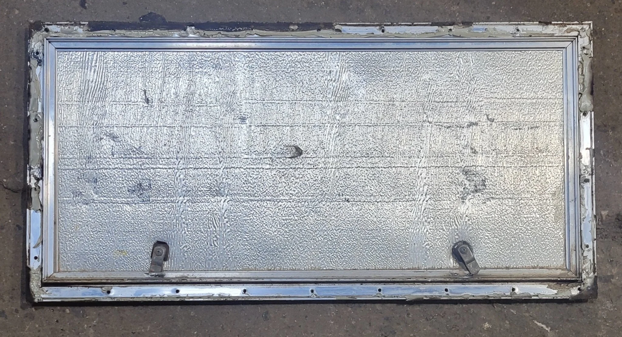 Used Square Cornered Cargo Door 30" x 13 3/4" x 3/8"D - Image 2