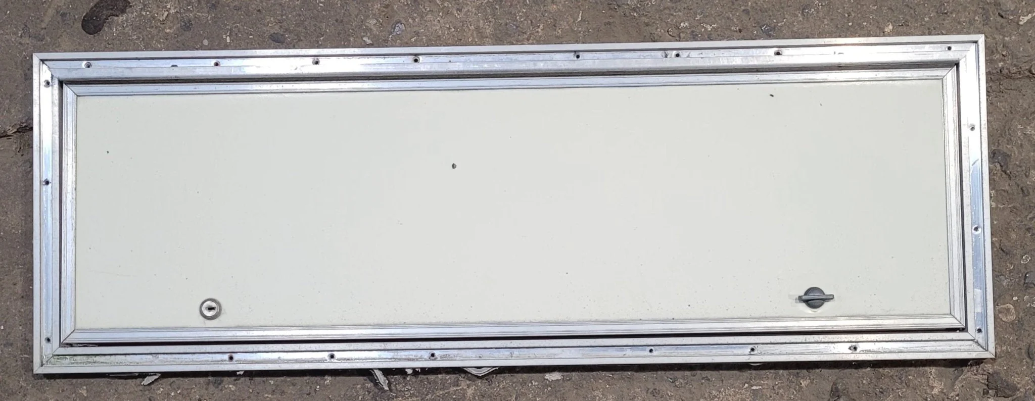 Used Square Cornered Cargo Door 35 3/4" x 10 7/8" x 1/2" D