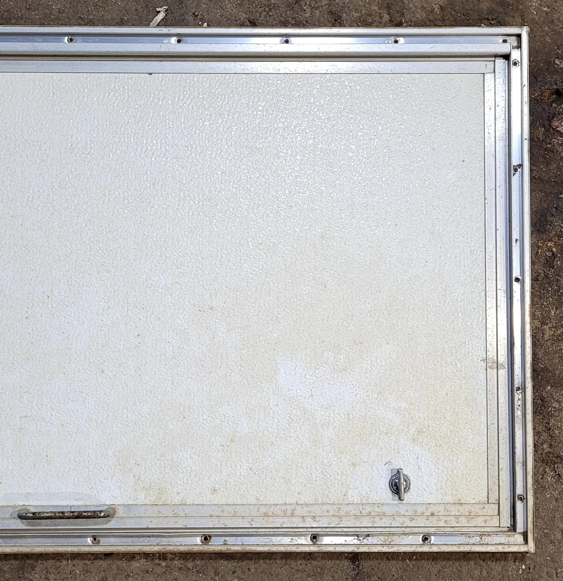 Used Square Propane/ Cornered Cargo Door 36" x 19 3/4" x 3/4" D - Image 3