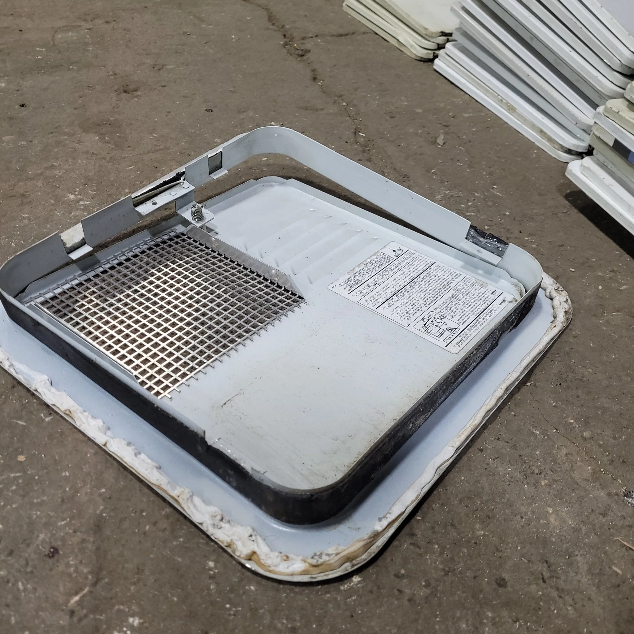Used Suburban 6255APW RV Door for SW model 6 gallon Hot water Heater - Flush mount - Image 3