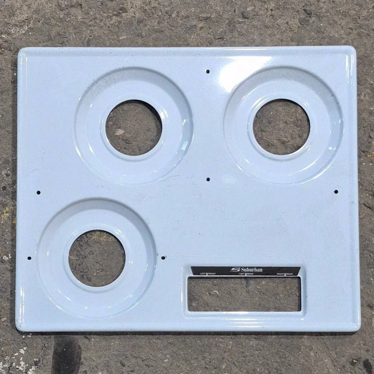 Used Suburban Cooktop Maintop, White - 2940AWH