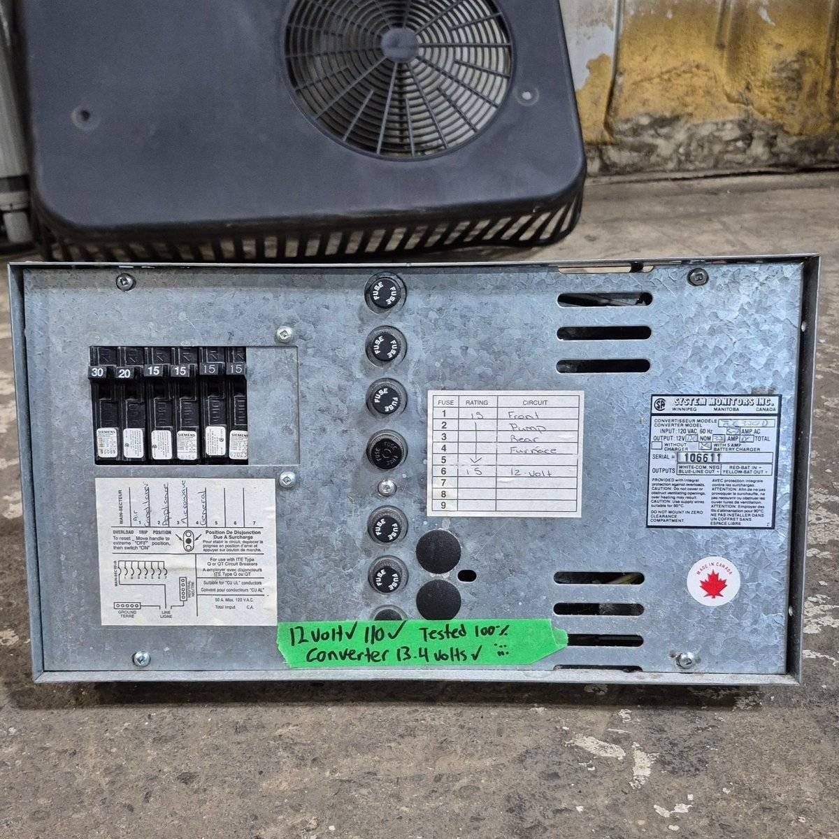 Used System Monitors, 32 AMP Converter - TNC320D