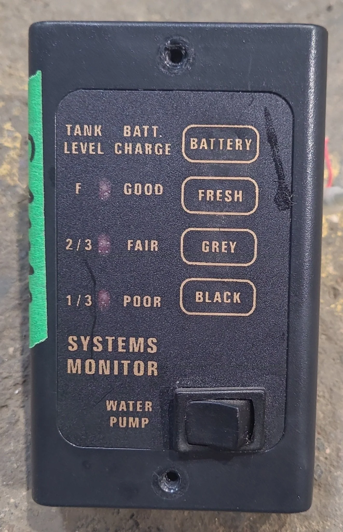 Used Systems Monitor Control Panel - 208-233-7290 , ECP