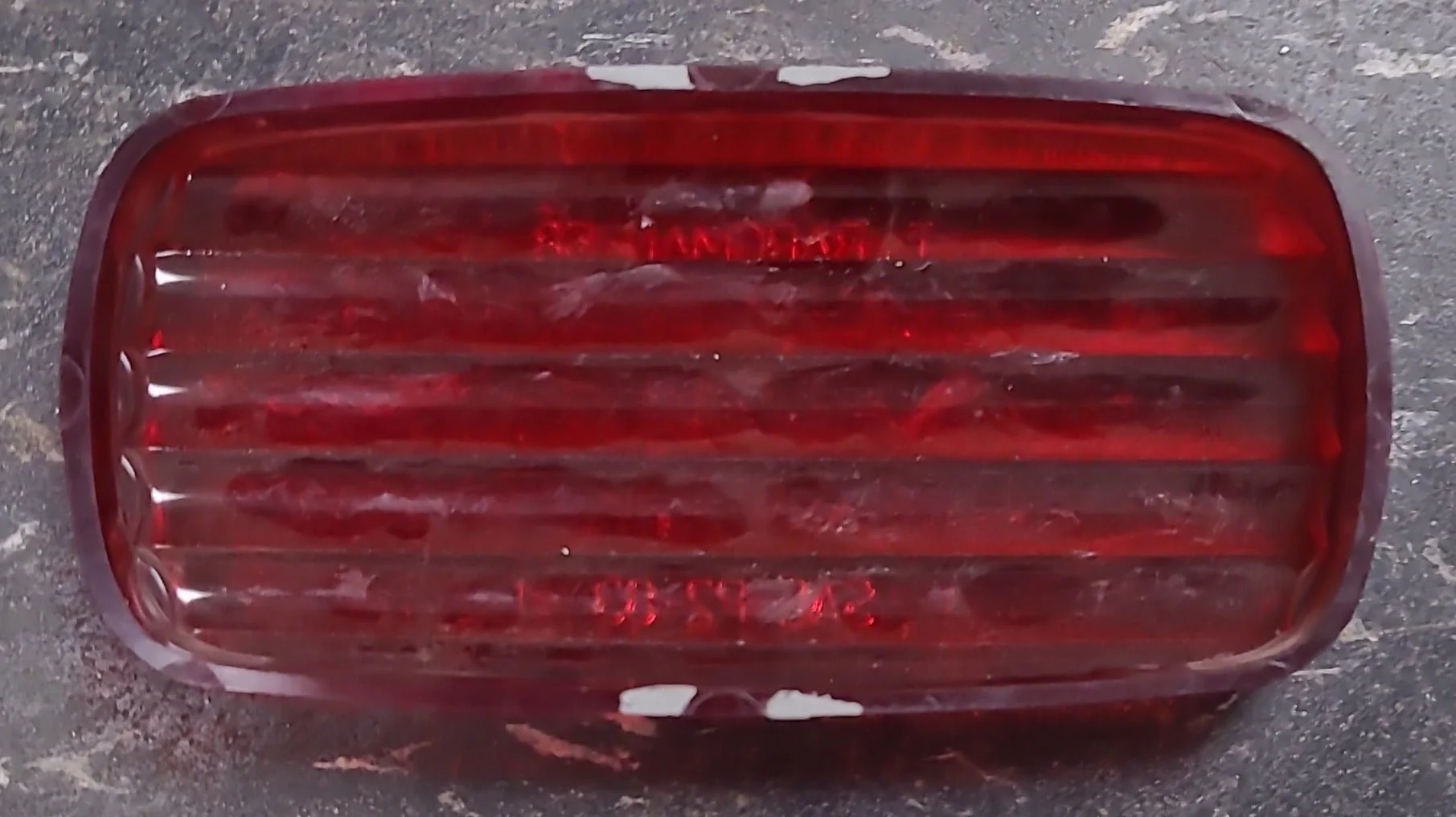 Used T BARGMAN 58 - SAE-A-P2-83 Replacement Lens for Marker Light - Red - Image 3
