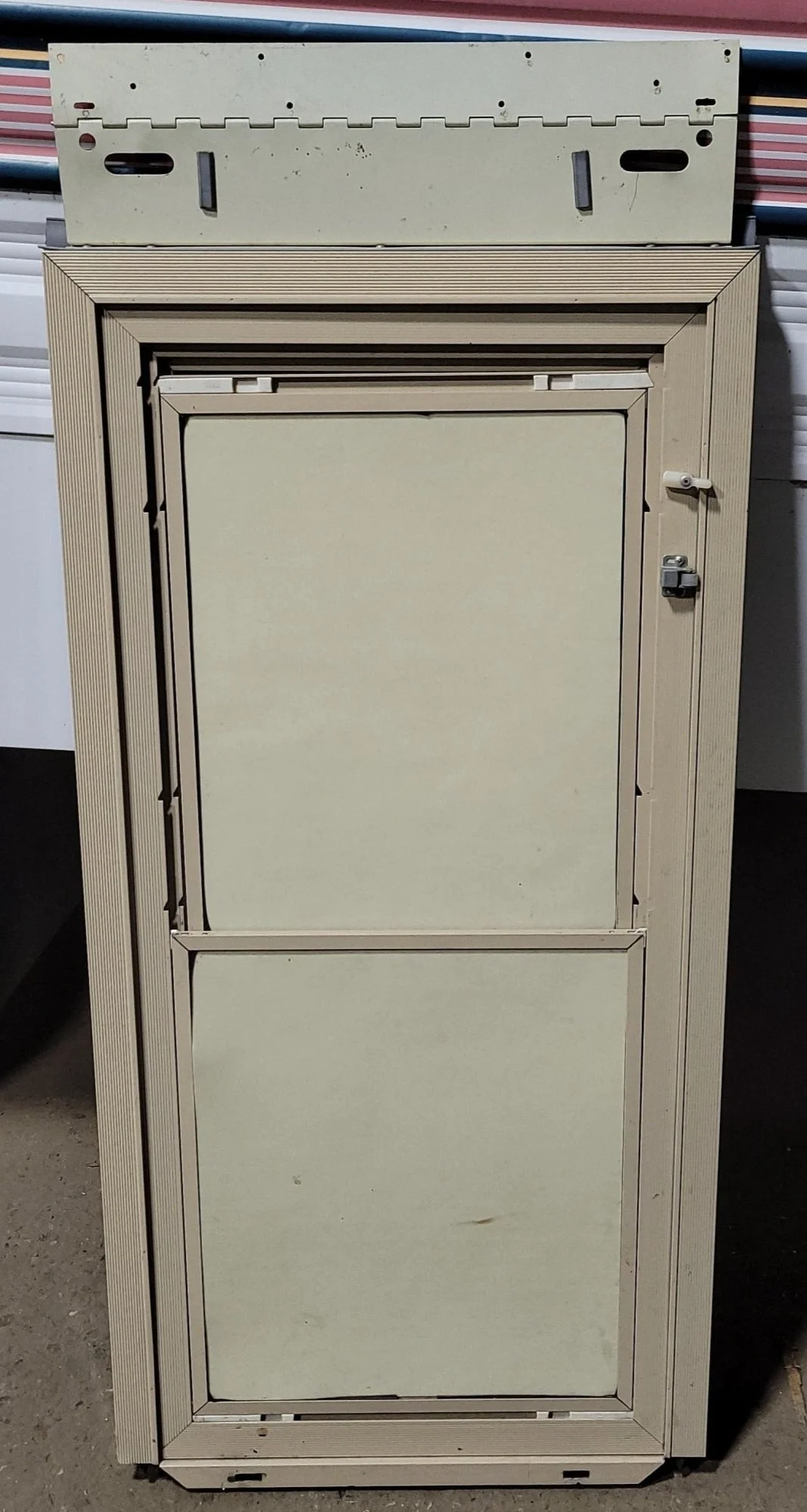 Used Tent Trailer Square Entry Door 22 1/4" X 44 1/2"