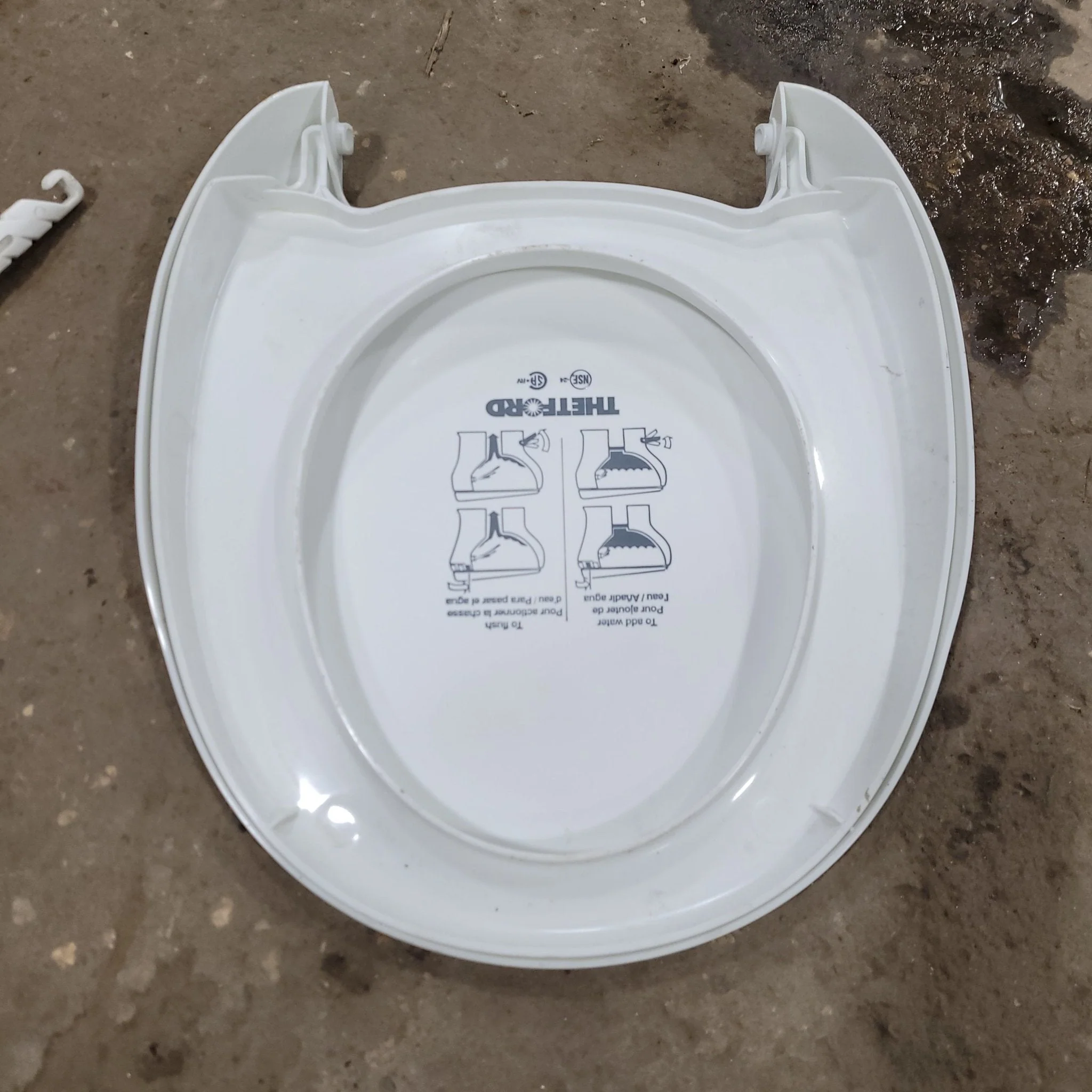 Used Thetford 31667 Toilet Seat & Cover Replacement - Image 3