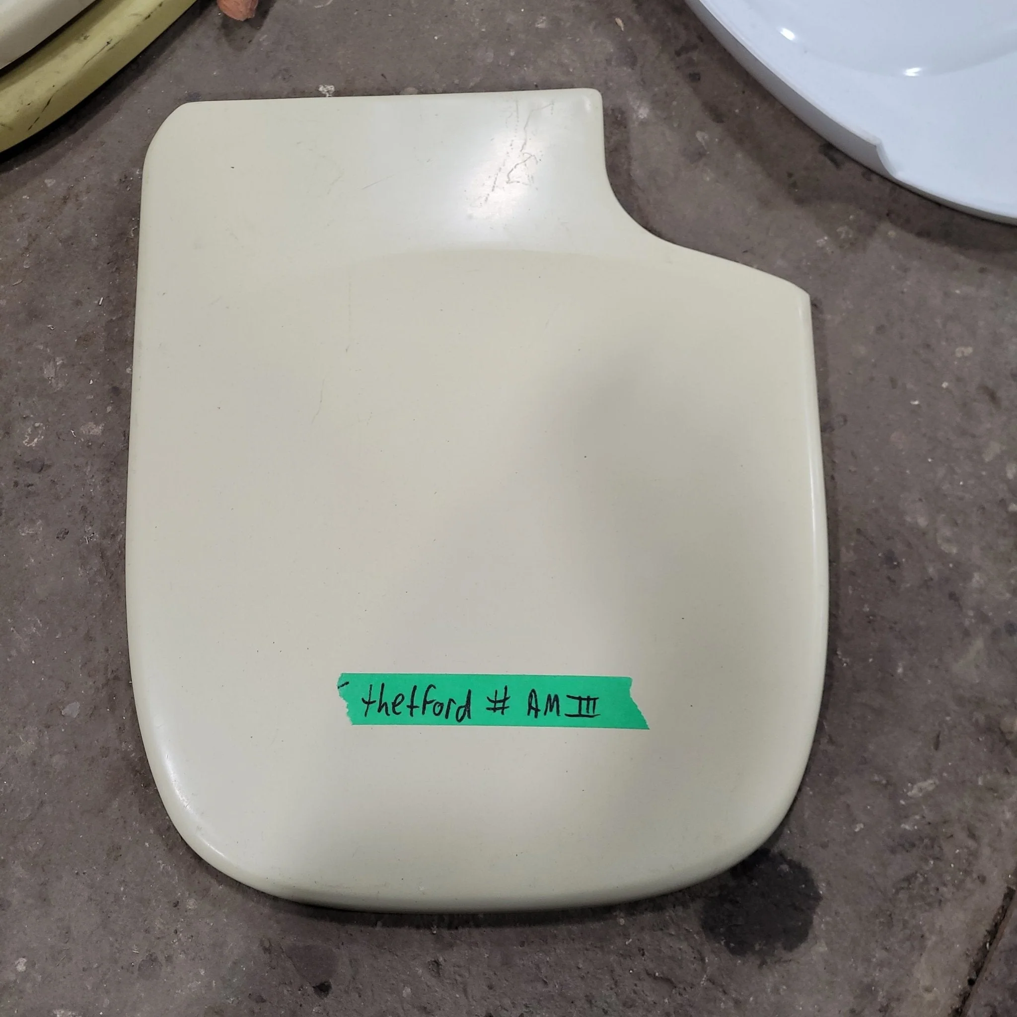 Used Thetford AM III Toilet Seat Cover Replacement (cover ONLY) - 09500 - 20932 - Image 2