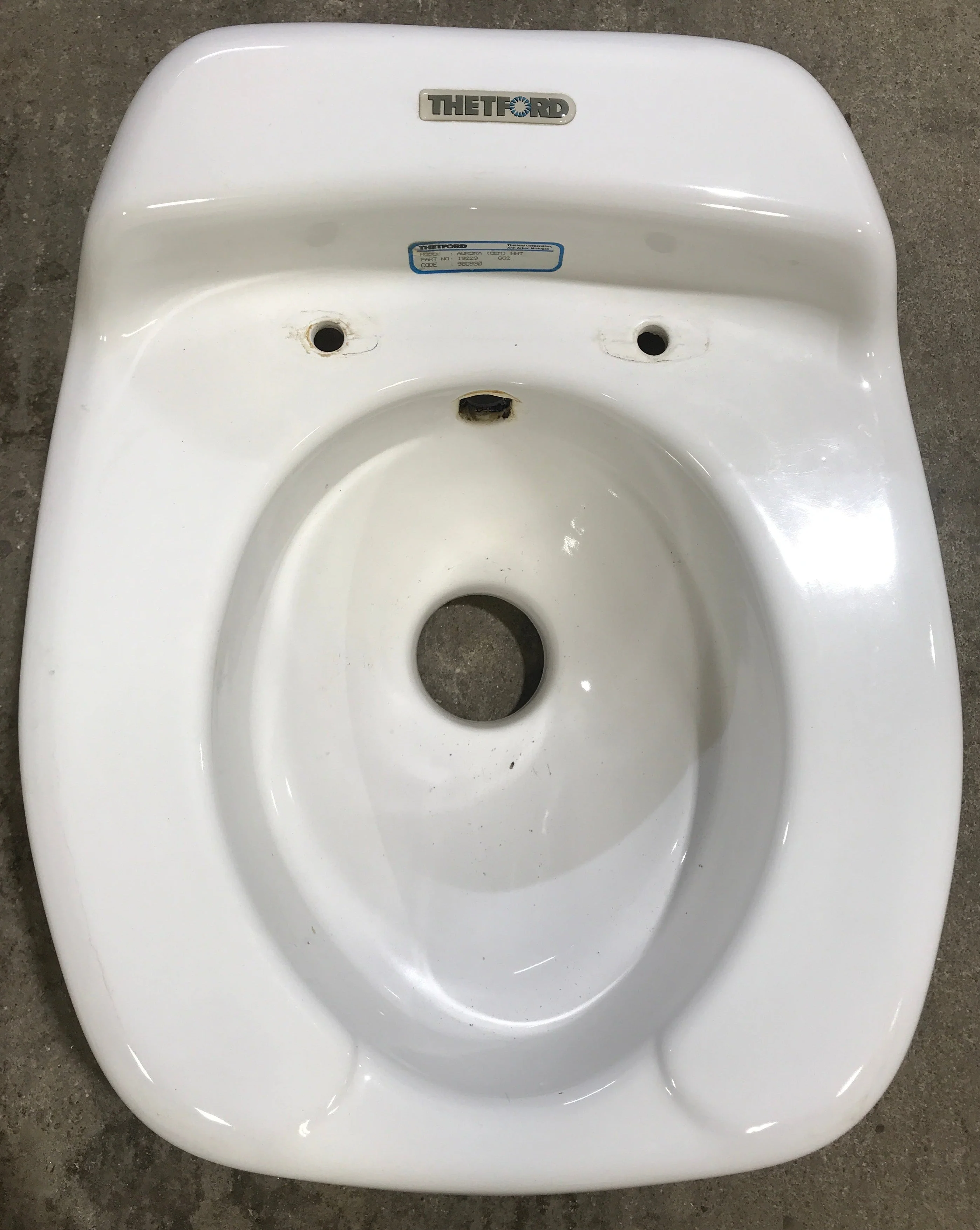 Used Thetford Toilet Bowl Replacement For Aurora (19251) - Image 2