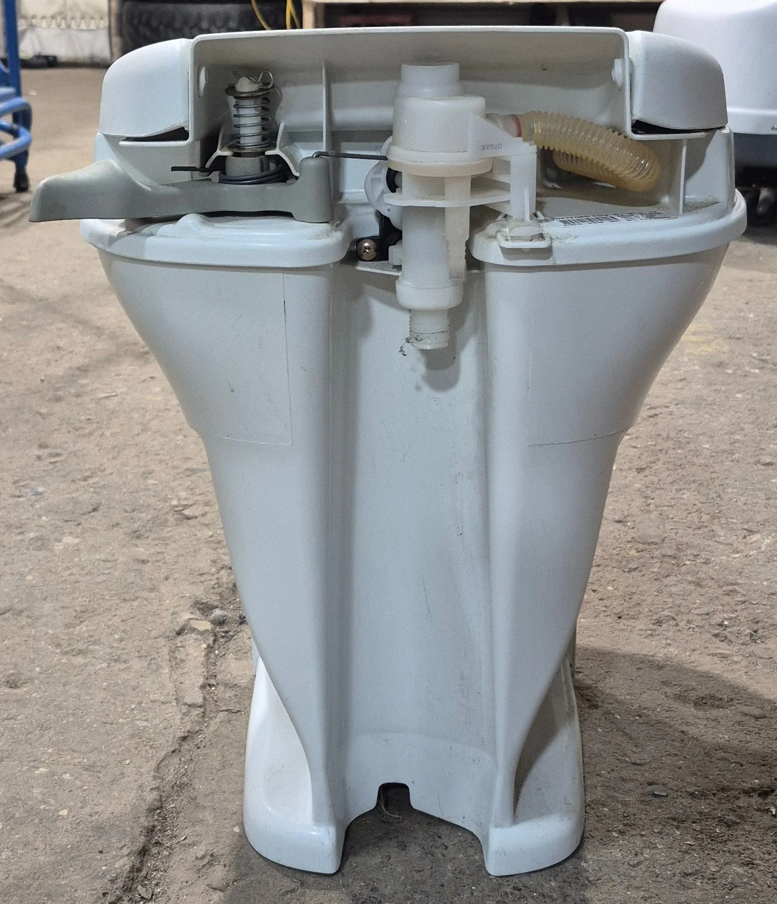 Used Thetford Toilet, Hand Flush, High Profile, White - AQUA MAGIC V , 31648 - Image 6