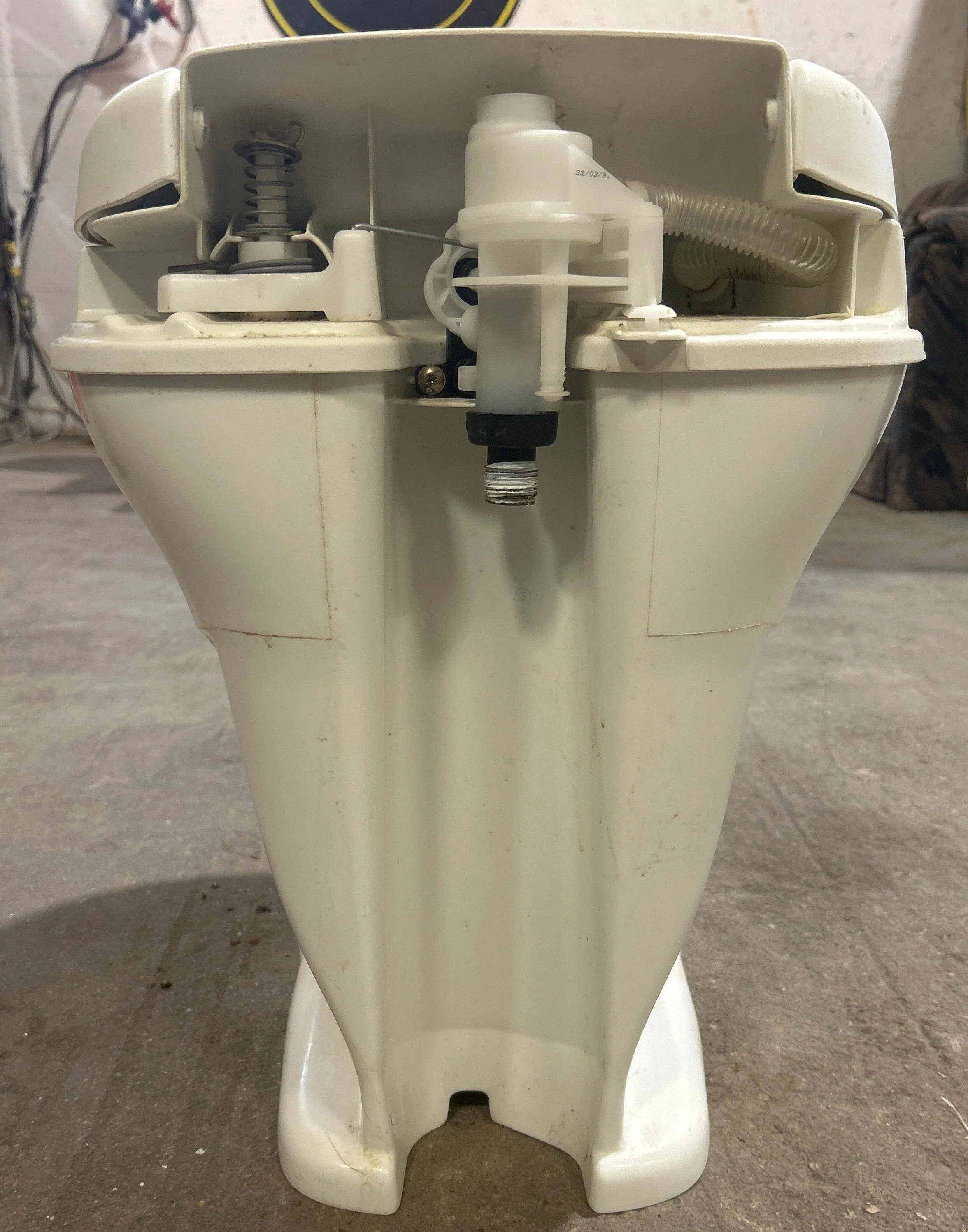 Used Thetford Toilet, High Profile, Foot Flush, Off White - Aqua-Magic V , 31652 - Image 5