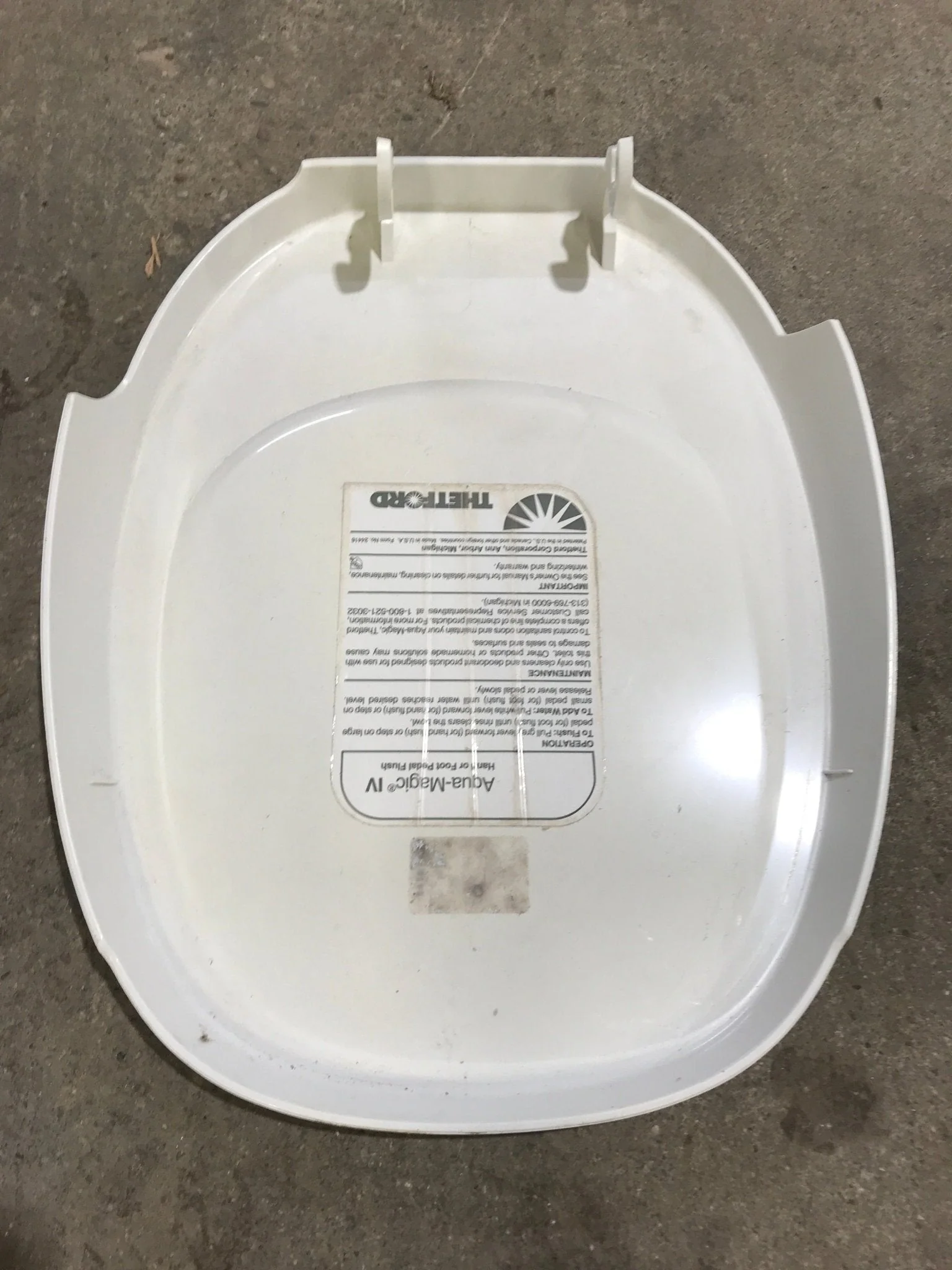 Used Thetford Toilet Seat Cover Replacement - Cover Only - 36788 - Image 2