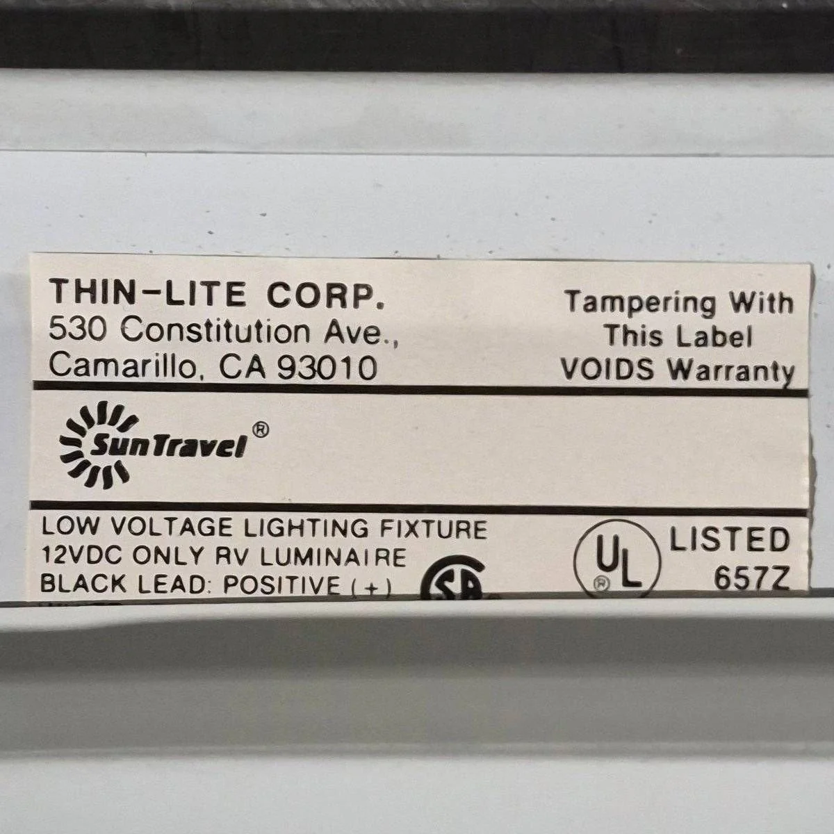 Used Thin-Lite Dual Fluorescent Light Fixture - Image 2