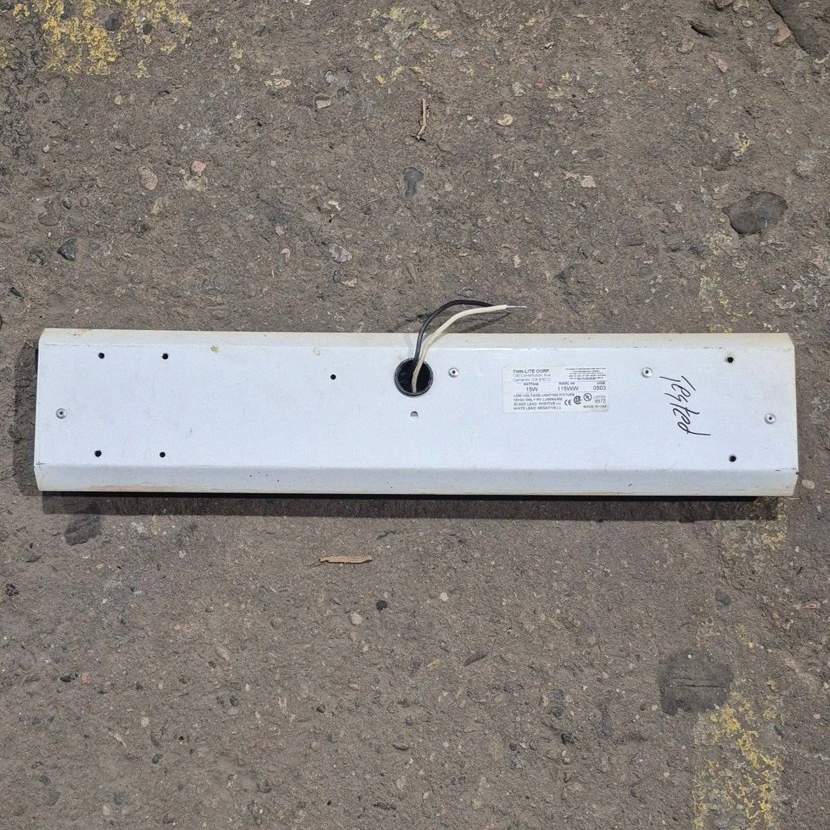 Used Thin-Lite Single Fluorescent Light Fixture - Model 115 - Image 3
