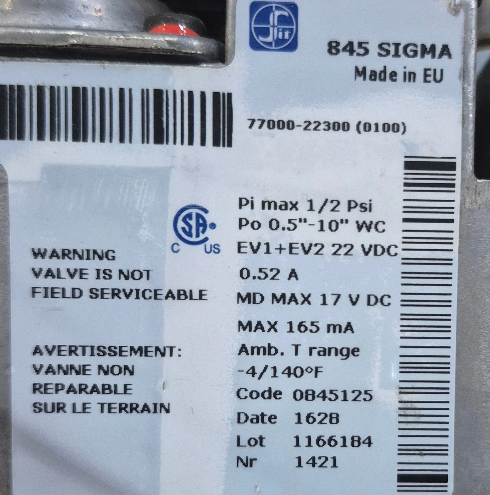 Used Truma AquaGo Replacement Gas Valve & Burner Assembly - 77000-90400 - Image 7