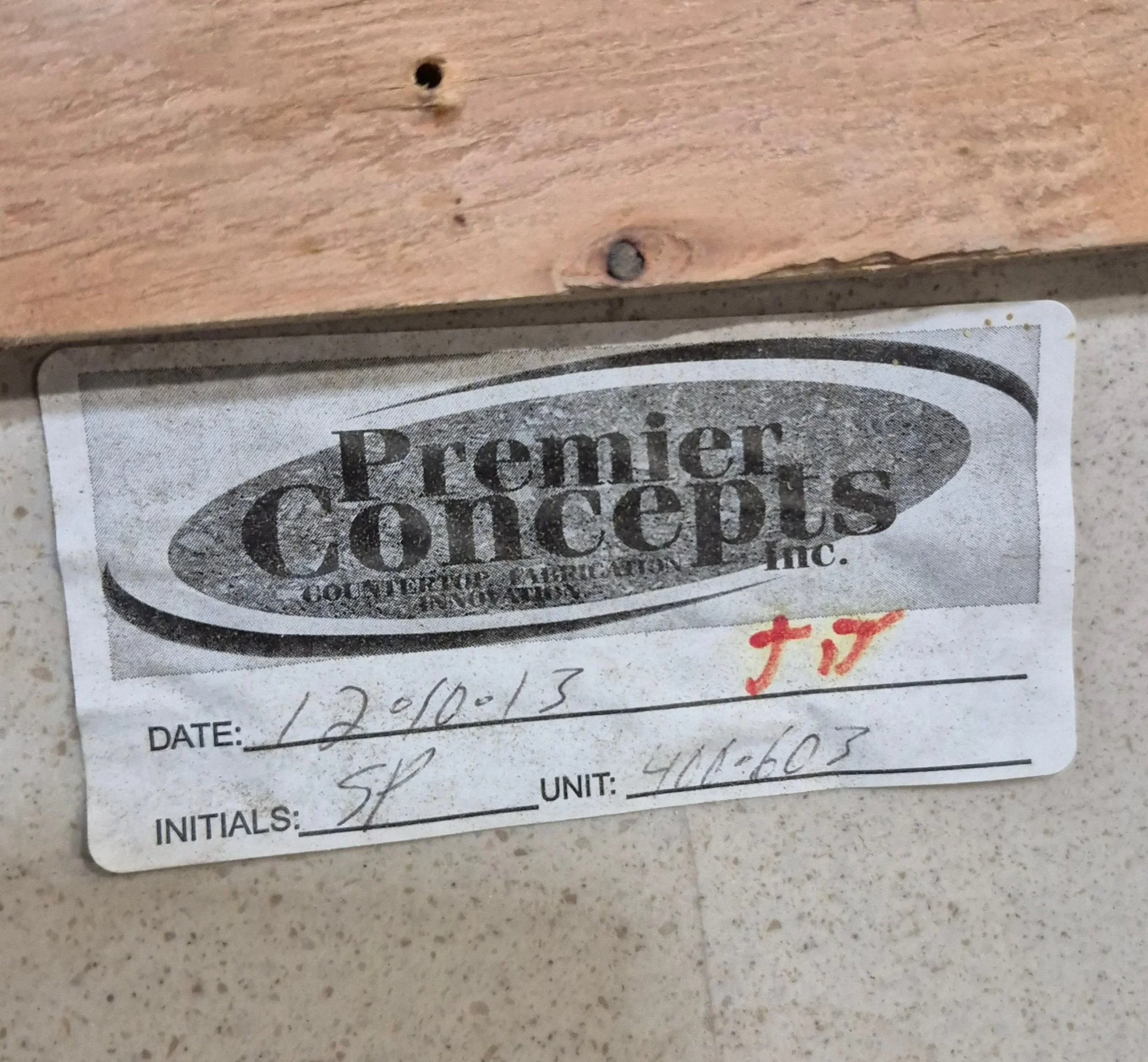 Used Undermount Bathroom Sink With Cornered Counter Section - Image 10