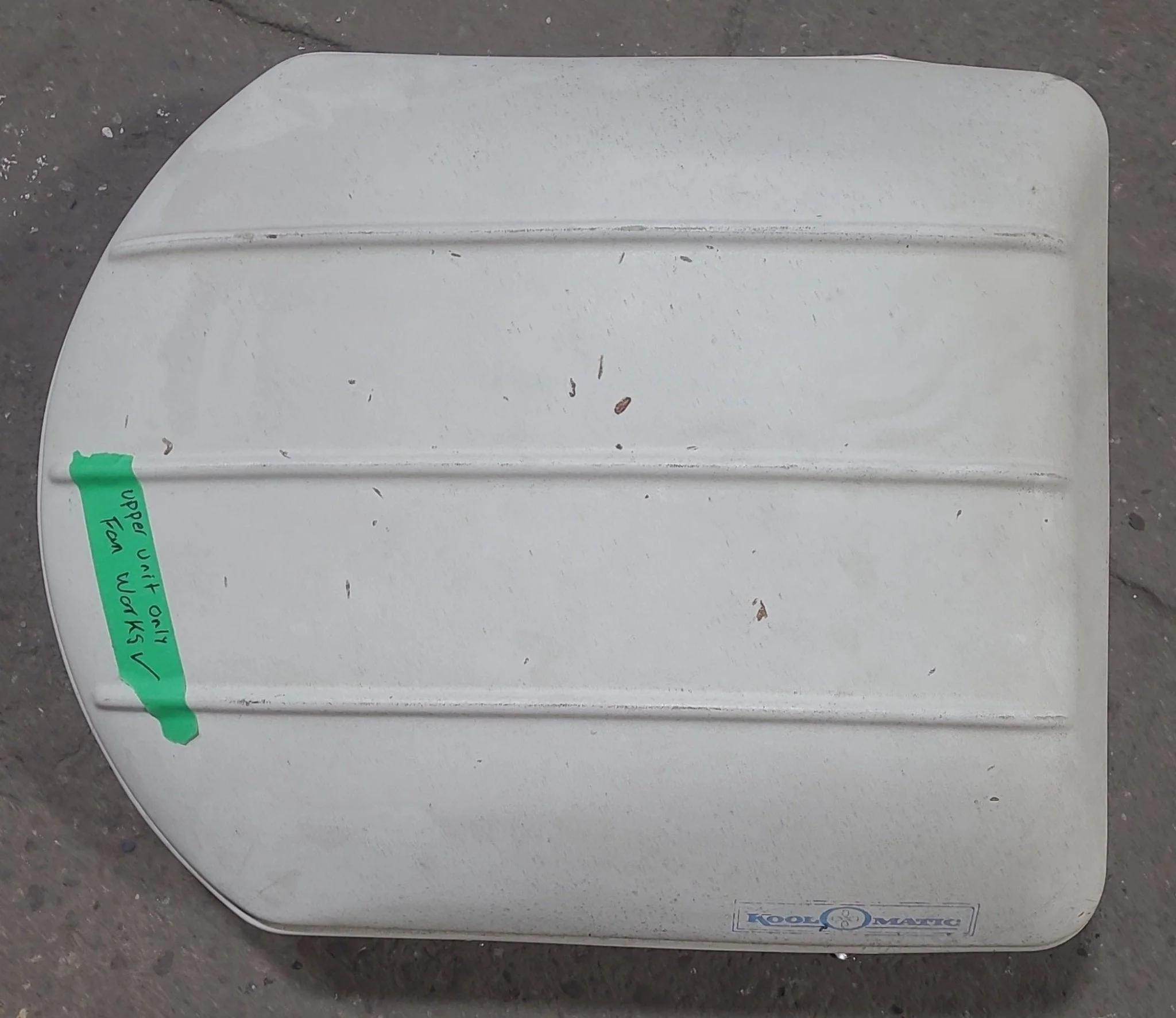 Used Upper Unit Fan Vent 14" X 14" 12V