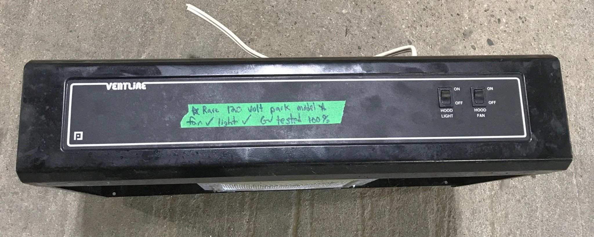 Used Ventline RV Range Hood Fan C1245