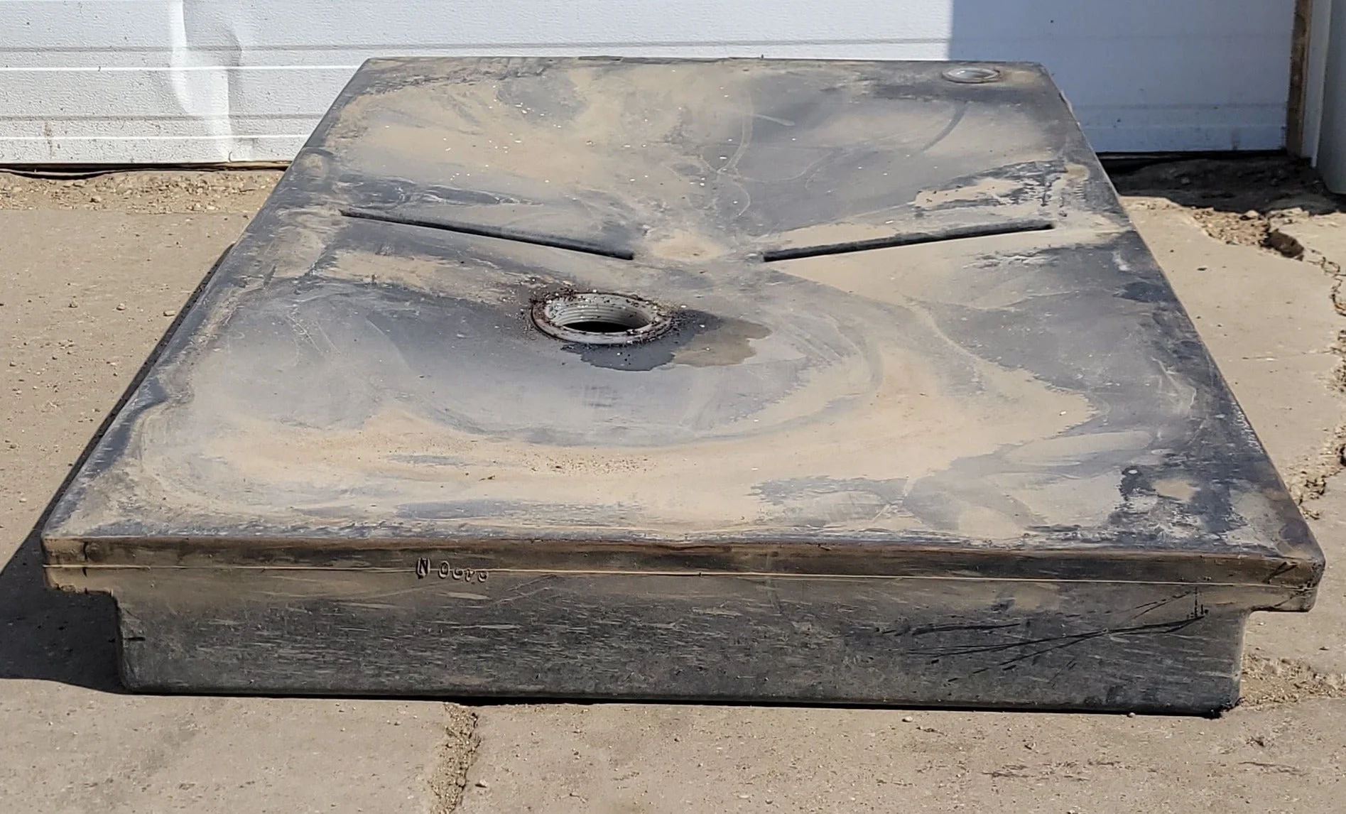 Used Waste/ Black Water Tank 55" X 32" X 10 1/2" - Image 3