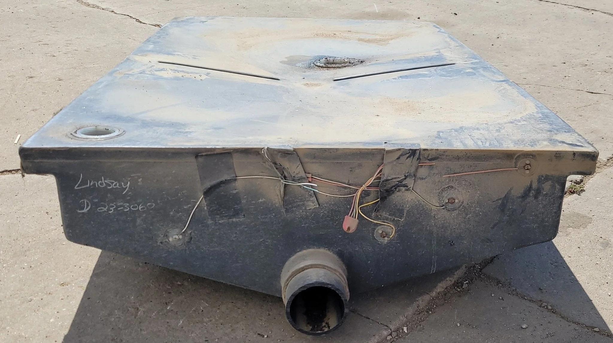 Used Waste/ Black Water Tank 55" X 32" X 10 1/2" - Image 5