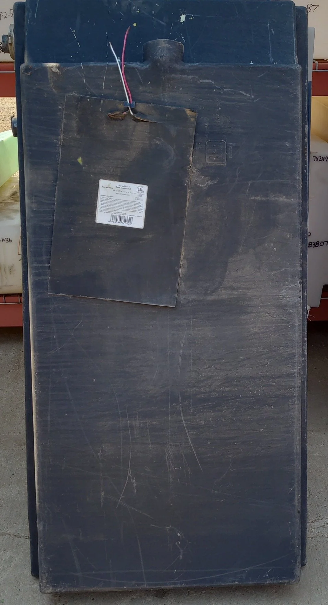Used Waste/ Black Water Tank 57 1/2" X 29 1/4" X 7 1/2"