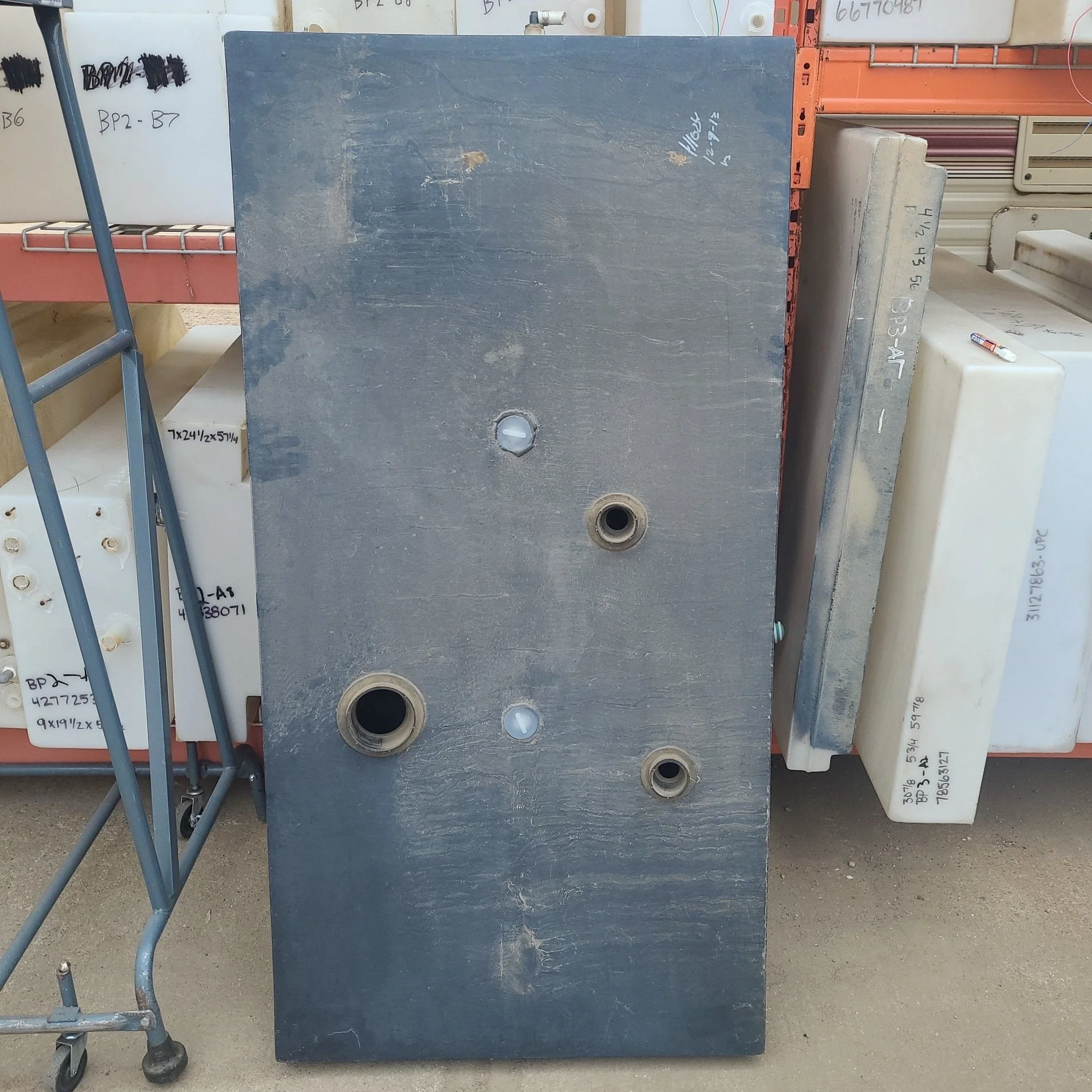 Used Waste/ Black Water Tank 57 1/2" X 29" X 7" - Image 2