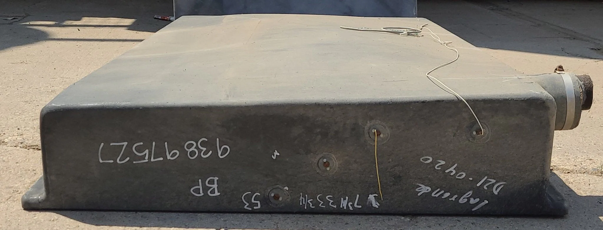 Used Waste/ Grey Water Tank 53" X 33 3/4" X 7 3/4" - Image 3