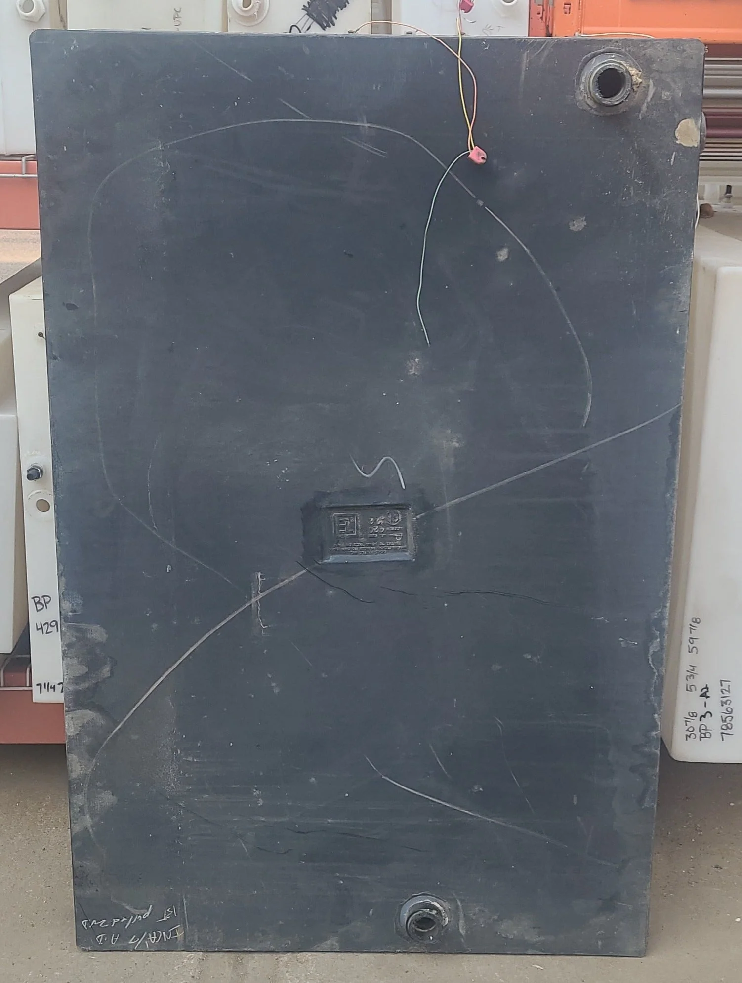 Used Waste/ Grey Water Tank 53" X 34 1/4" X 6 1/2" - Image 4