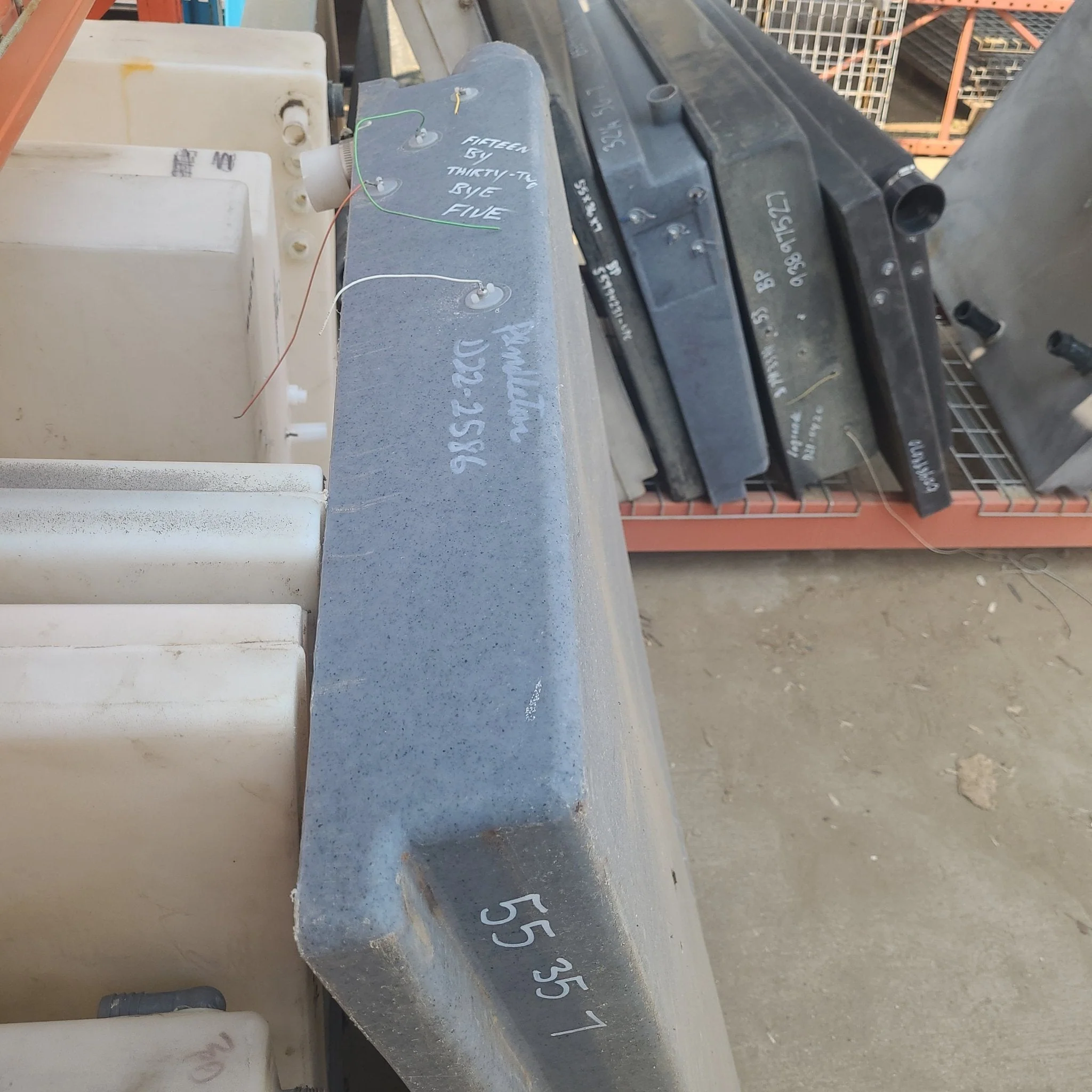Used Waste/ Grey Water Tank 55" X 35" X 7" - Image 2
