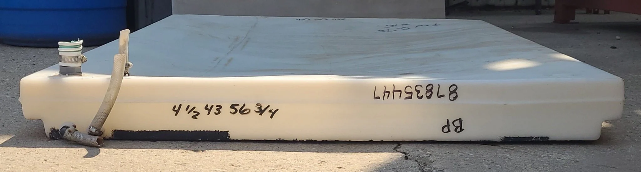 Used Waste/ Grey Water Tank 56 3/4" X 43" X 4 1/2" - Image 3