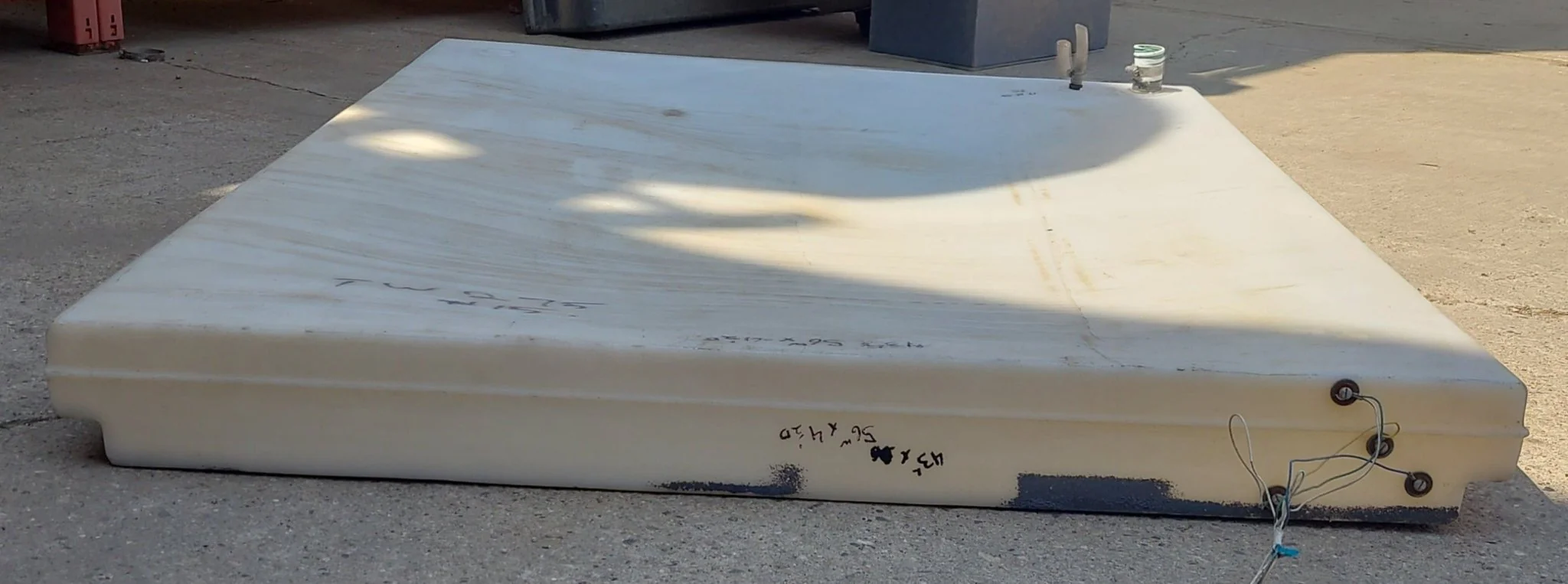 Used Waste/ Grey Water Tank 56 3/4" X 43" X 4 1/2" - Image 4
