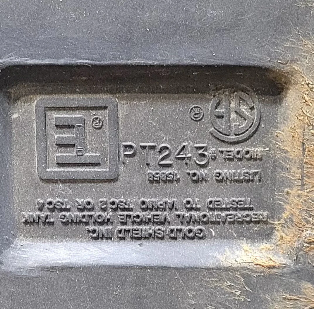 Used Waste/ Grey Water Tank 60 1/2" X 15" X 8 1/4" - Image 2