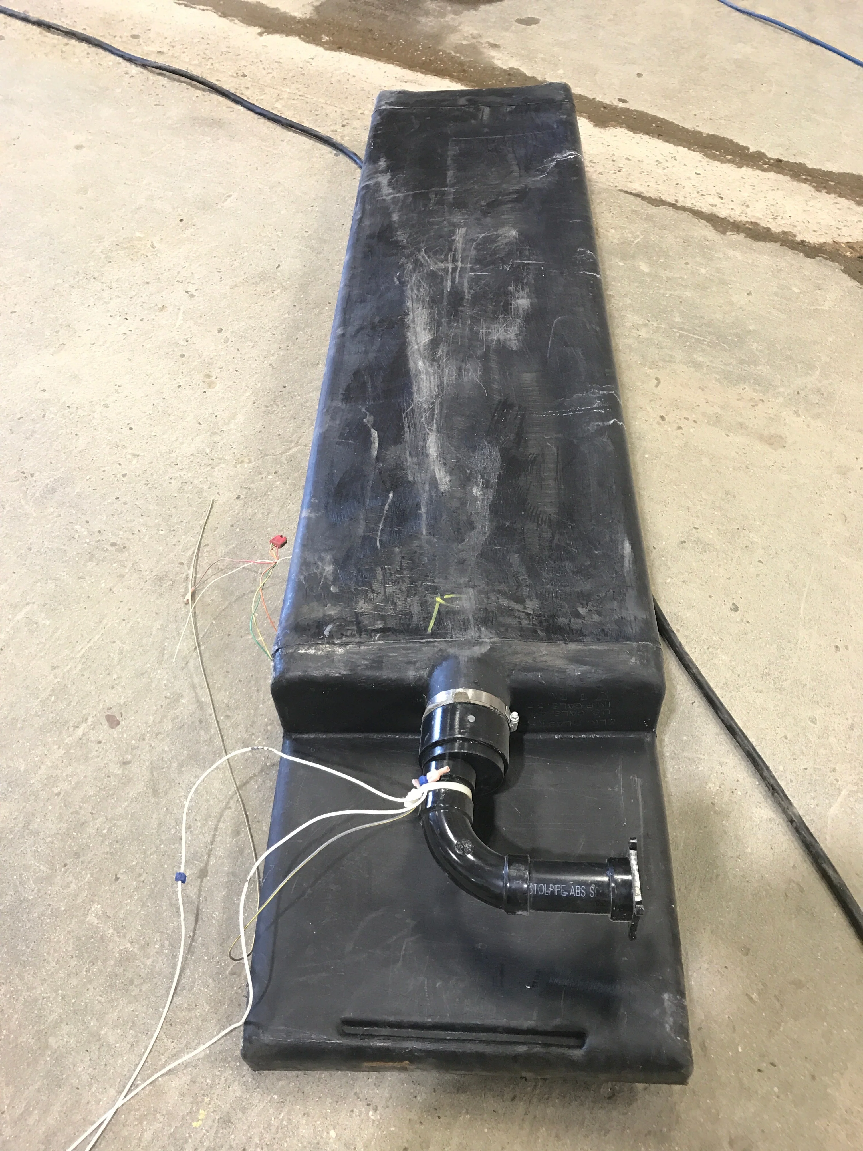 Used Waste/ Grey Water Tank Holding Tank 82" L x 18 1/4" W x 7 5/8" H - Image 4