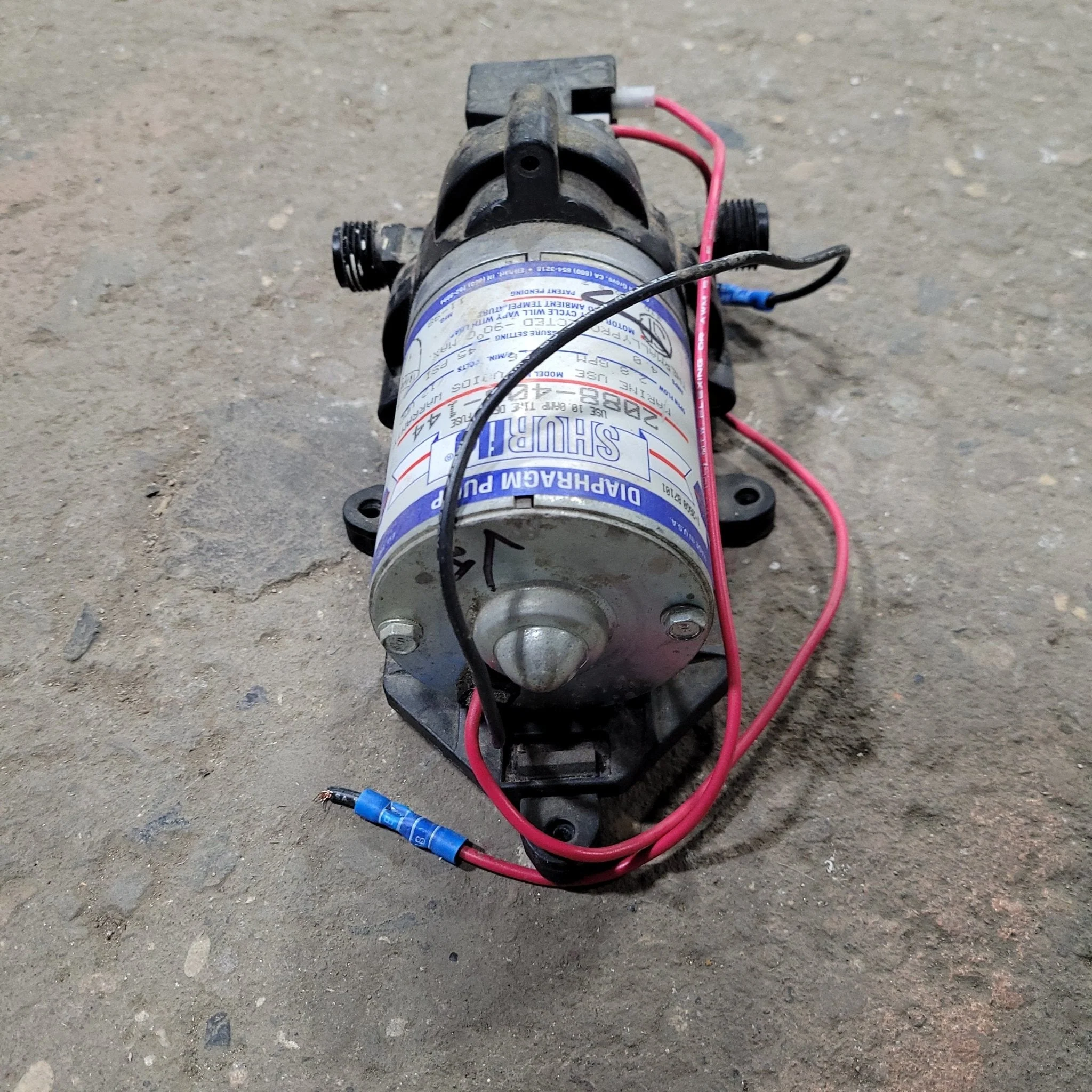 Used SHUR-FLO Water Pump - 2088-403-144 - Image 5