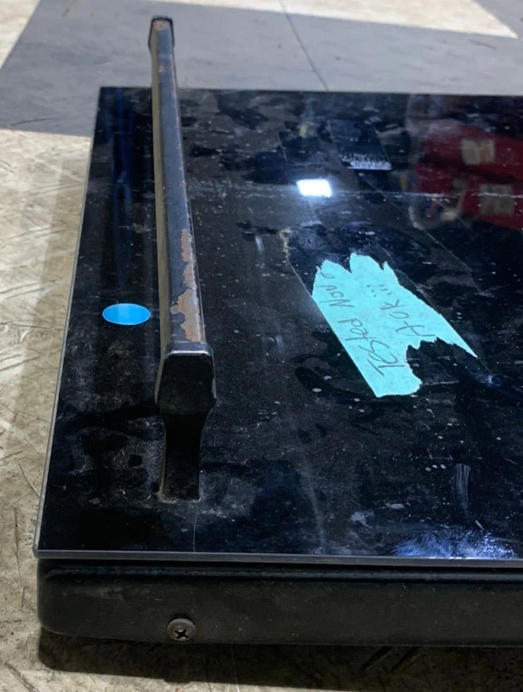 Used Atwood/ Wedgewood Oven Door, Has Glass Front Panel - 19" X 16 1/2" - Image 2