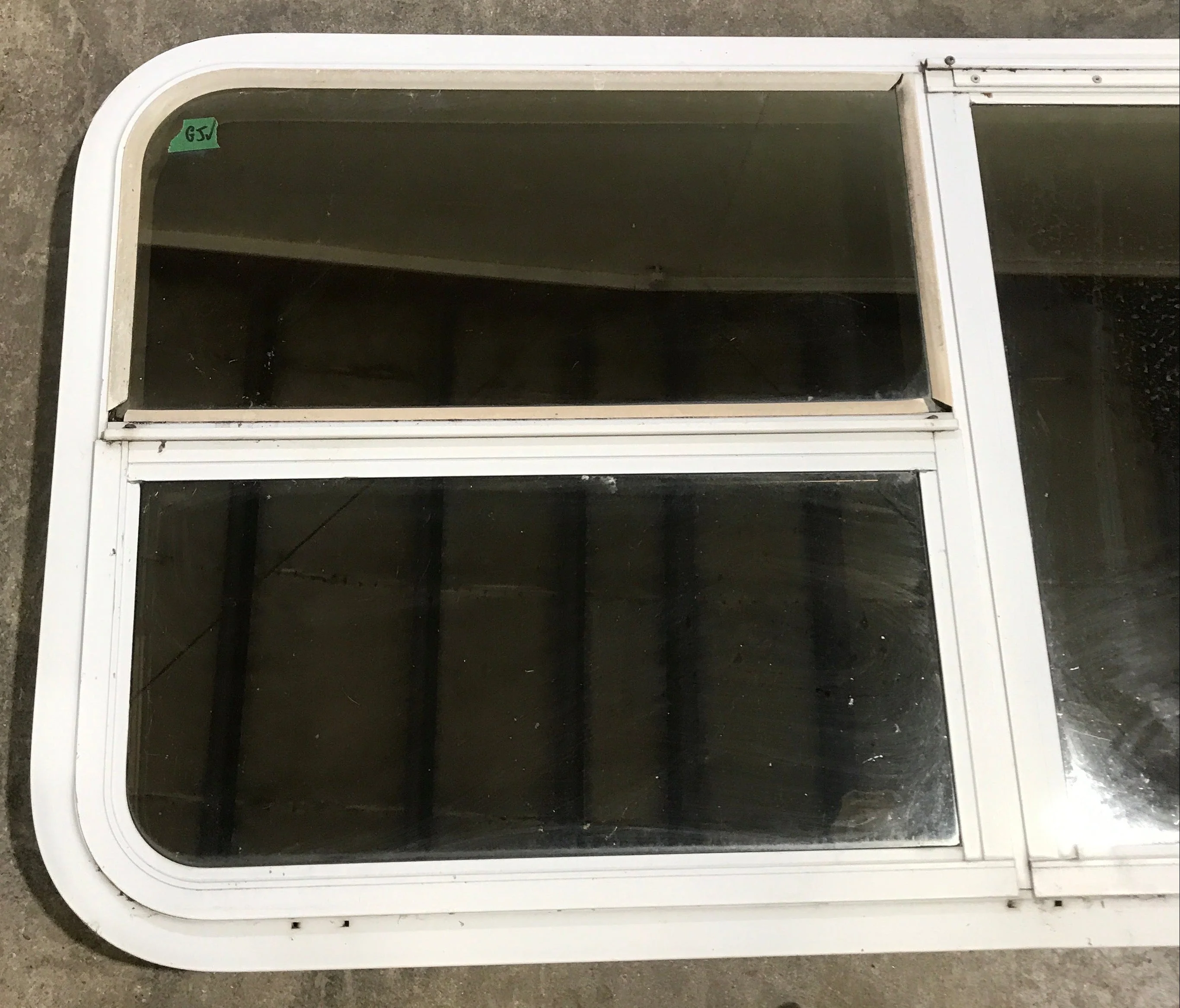 Used White Emergency Opening Window : 47 1/2" W x 21 1/2" H x 2" D - Image 2