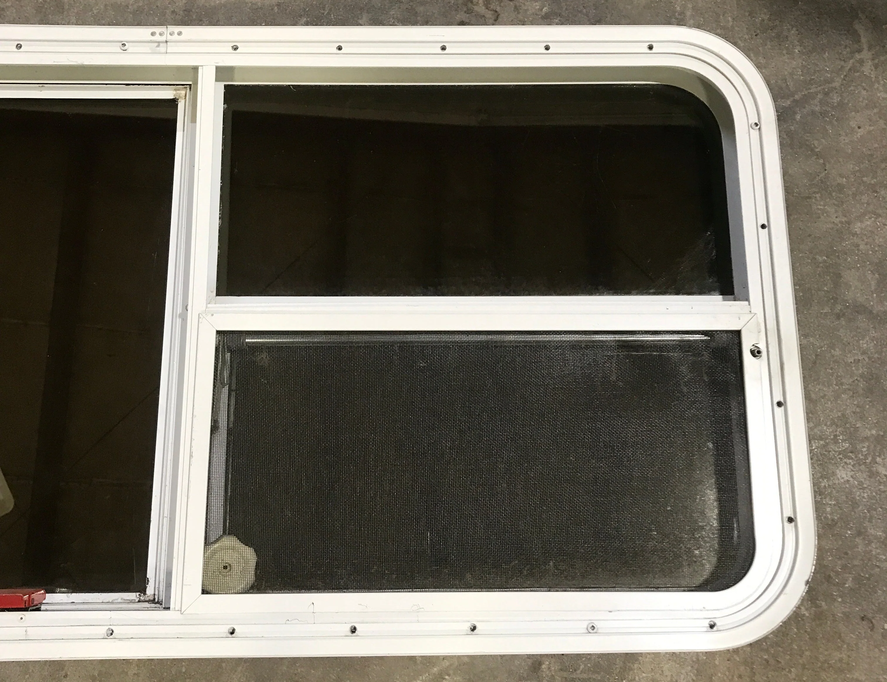 Used White Emergency Opening Window : 47 1/2" W x 21 1/2" H x 2" D - Image 6