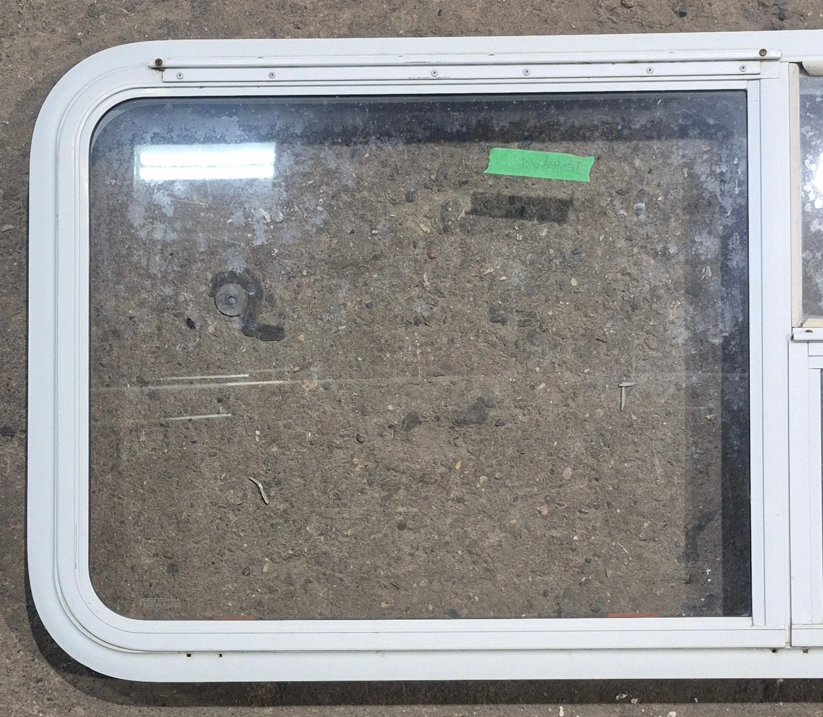 Used White Radius Emergency Opening Window : 45 1/2" W x 21 1/4" H x 1 7/8" D - Image 2
