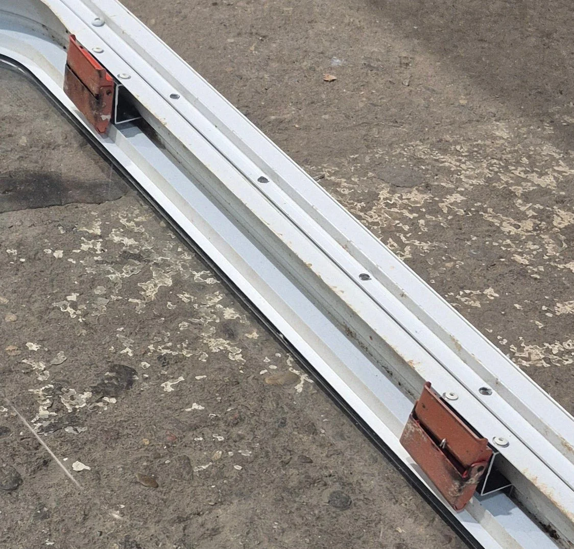 Used White Radius Emergency Opening Window : 45 1/2" W x 21 1/4" H x 1 7/8" D - Image 9