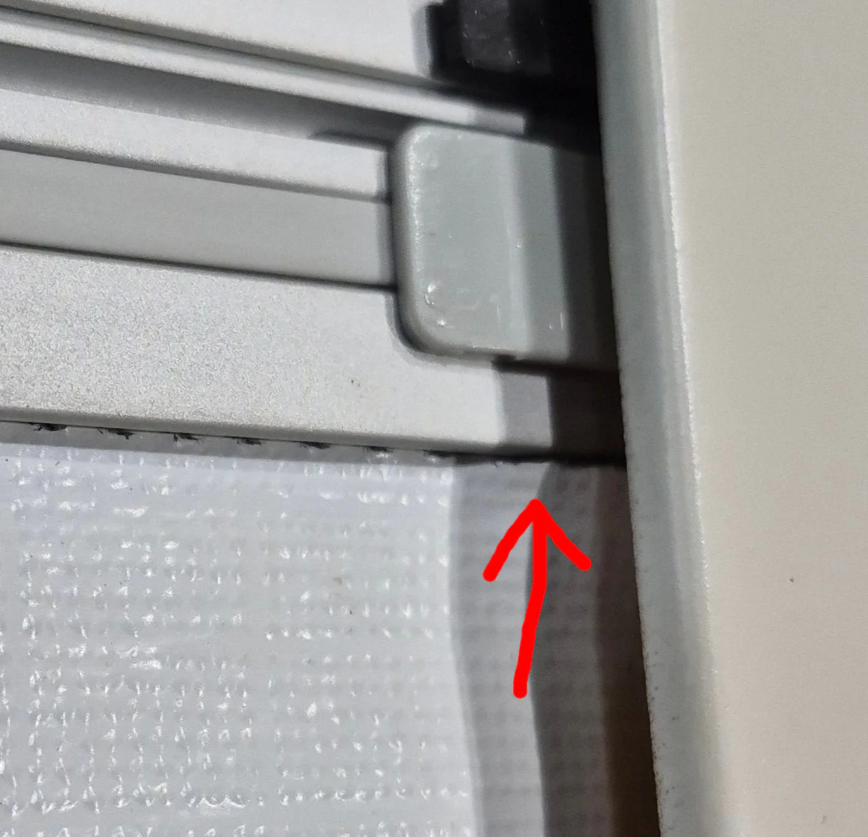 Used White Radius Emergency Opening Window : 46 5/8" W x 18 3/4" H x 1 1/8" D - Image 12
