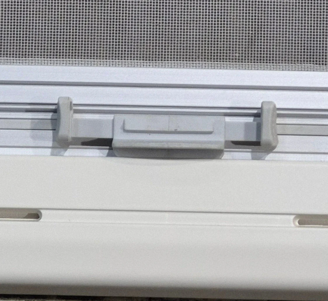 Used White Radius Emergency Opening Window : 46 5/8" W x 18 3/4" H x 1 1/8" D - Image 9