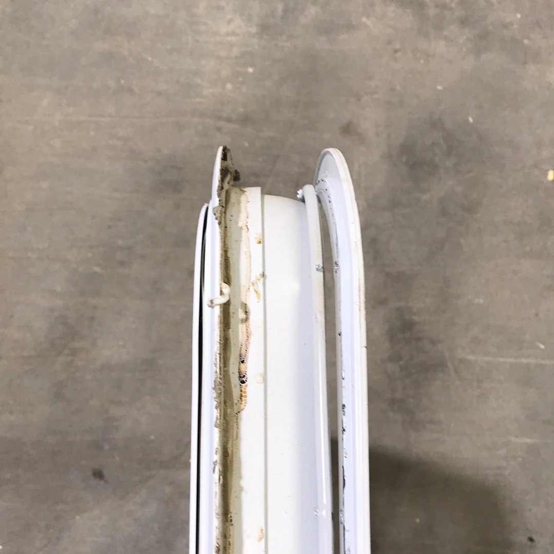 Used White Radius Emergency Opening Window : 47 1/2" X 28 1/2 X 2" D - Image 3