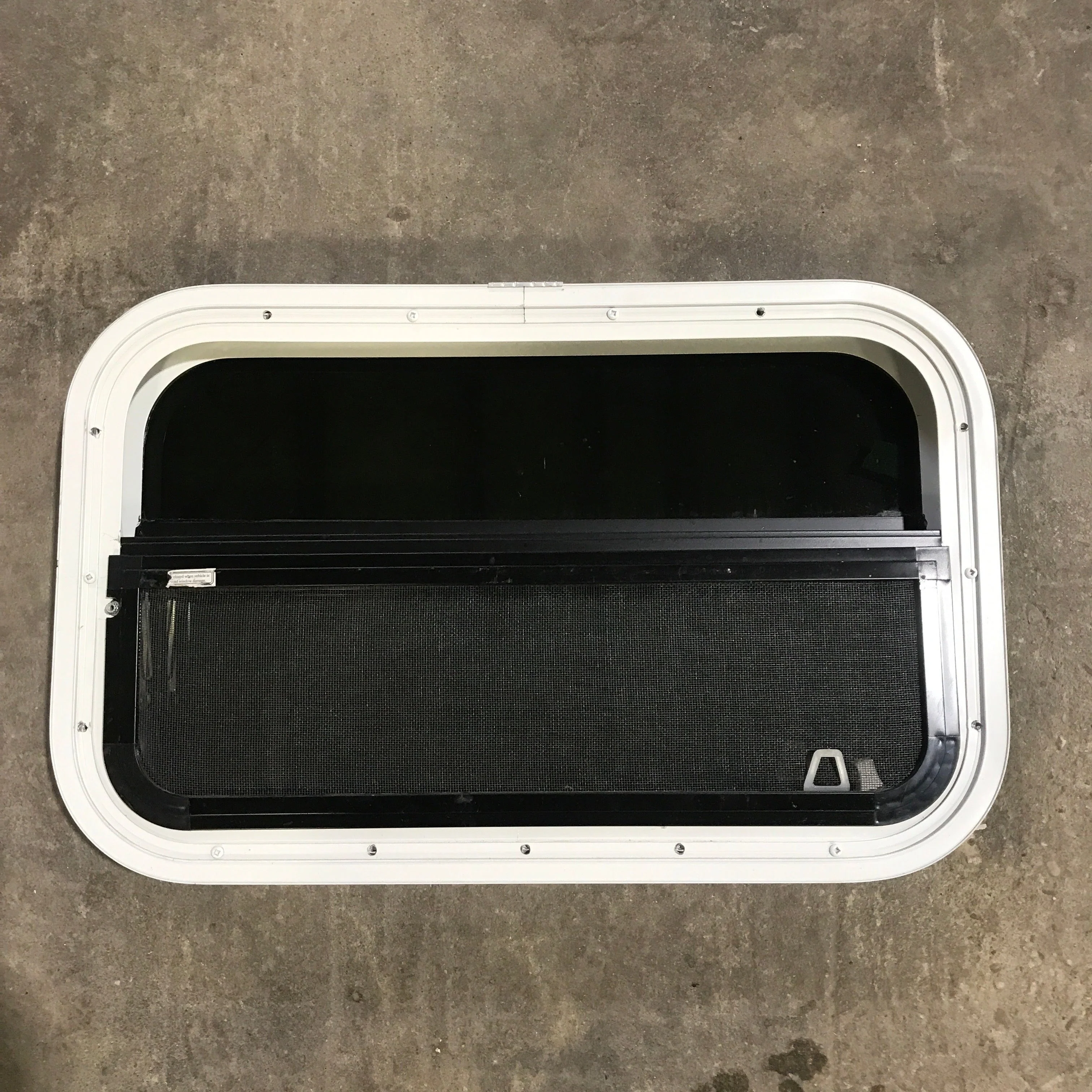 Used White Radius Opening Window : 23.5" X 14.5" X 1.875" - Image 4