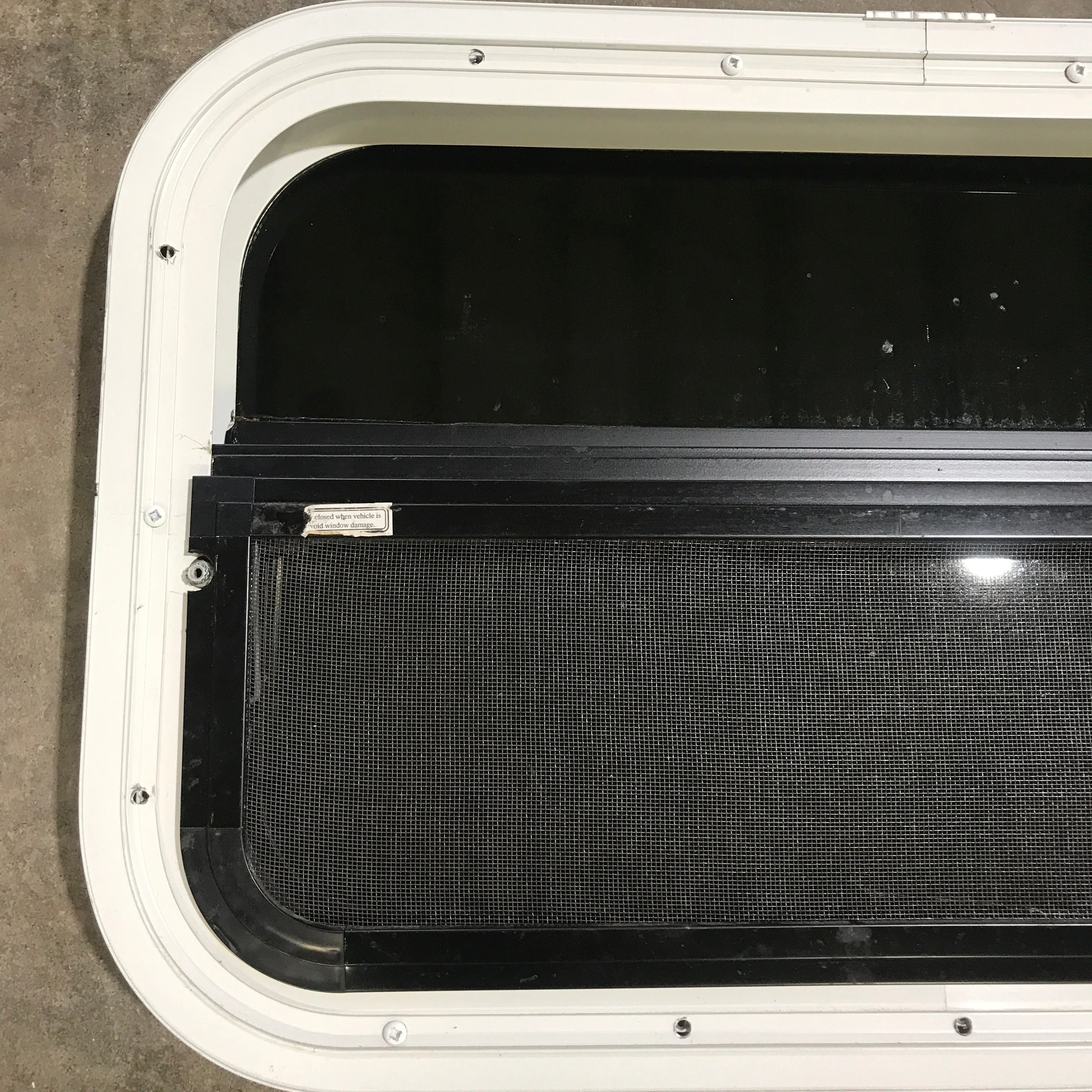 Used White Radius Opening Window : 23.5" X 14.5" X 1.875" - Image 5