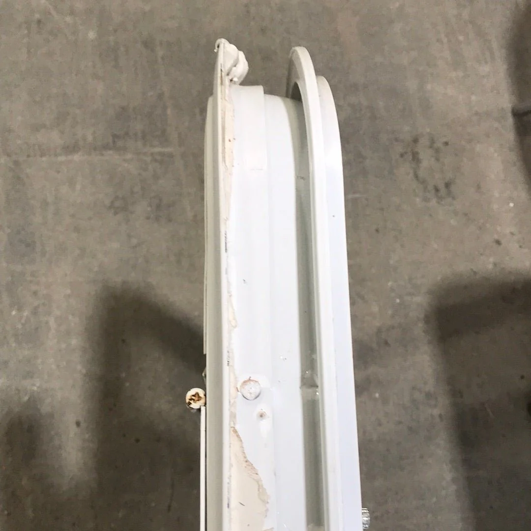USED White Radius Opening Window : 35 1/2" W X 14 1/2" H X 1 1/4" D - Image 3