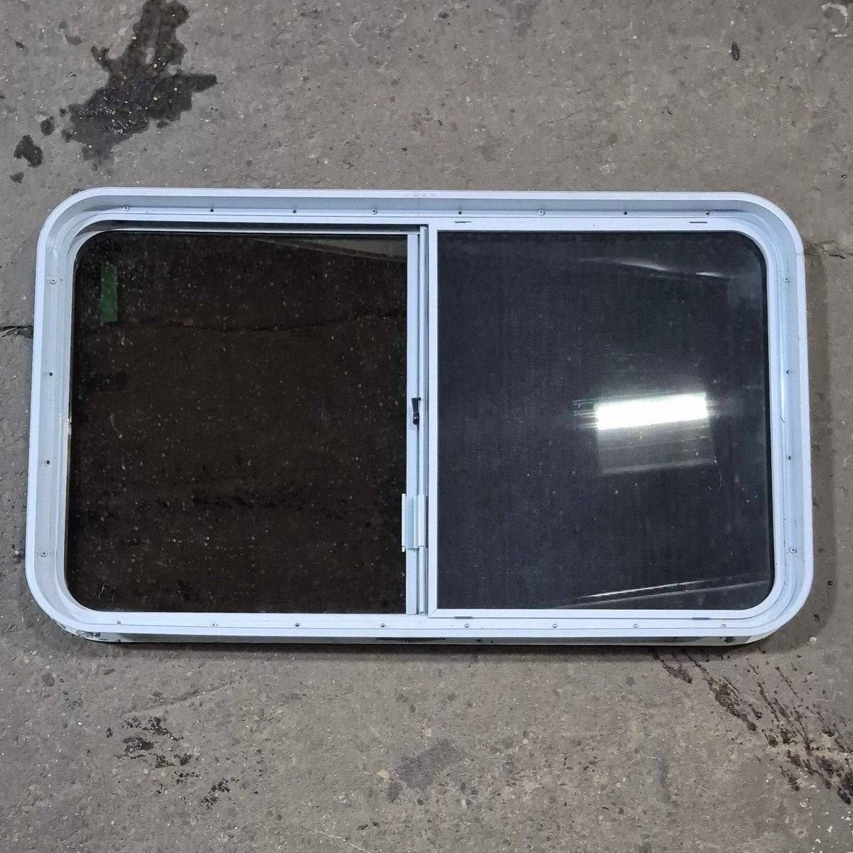 Used White Radius Opening Window - 42 5/8" X 24 3/8" X 1 7/8" - Image 6