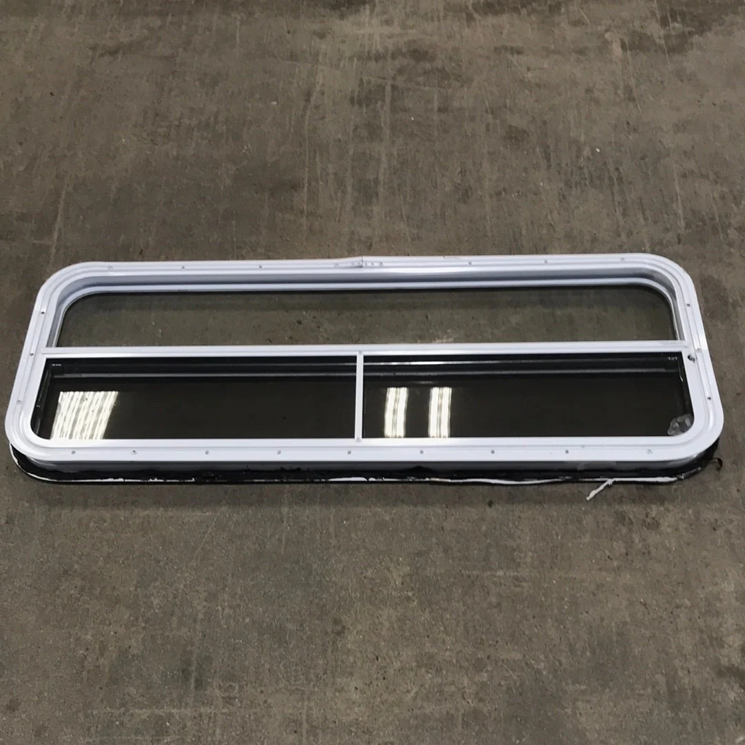 Used White Radius Opening Window : 47 3/4" W x 17 3/4" H x 2" D - Image 2